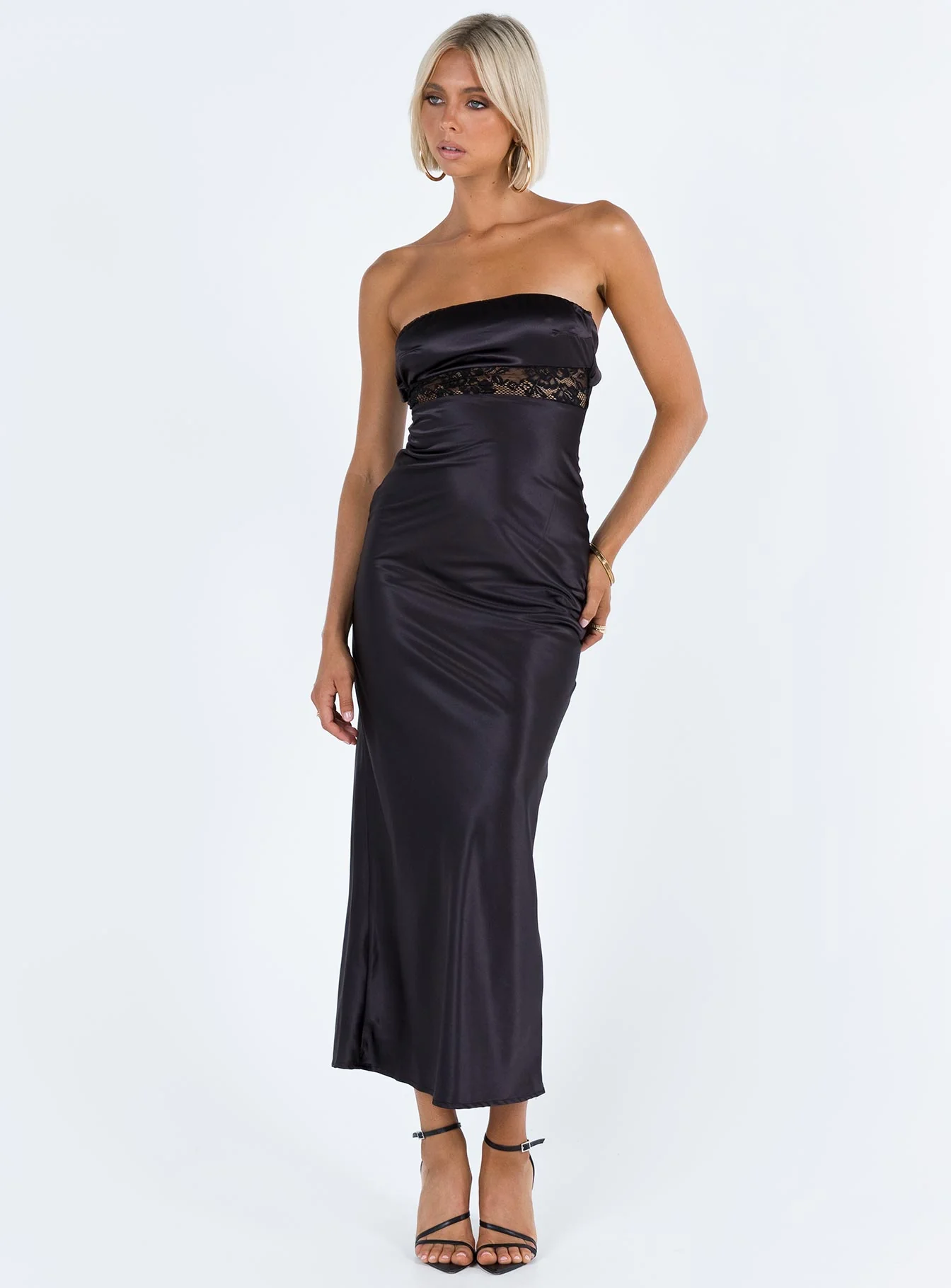 Bellwood Strapless Maxi Dress Black