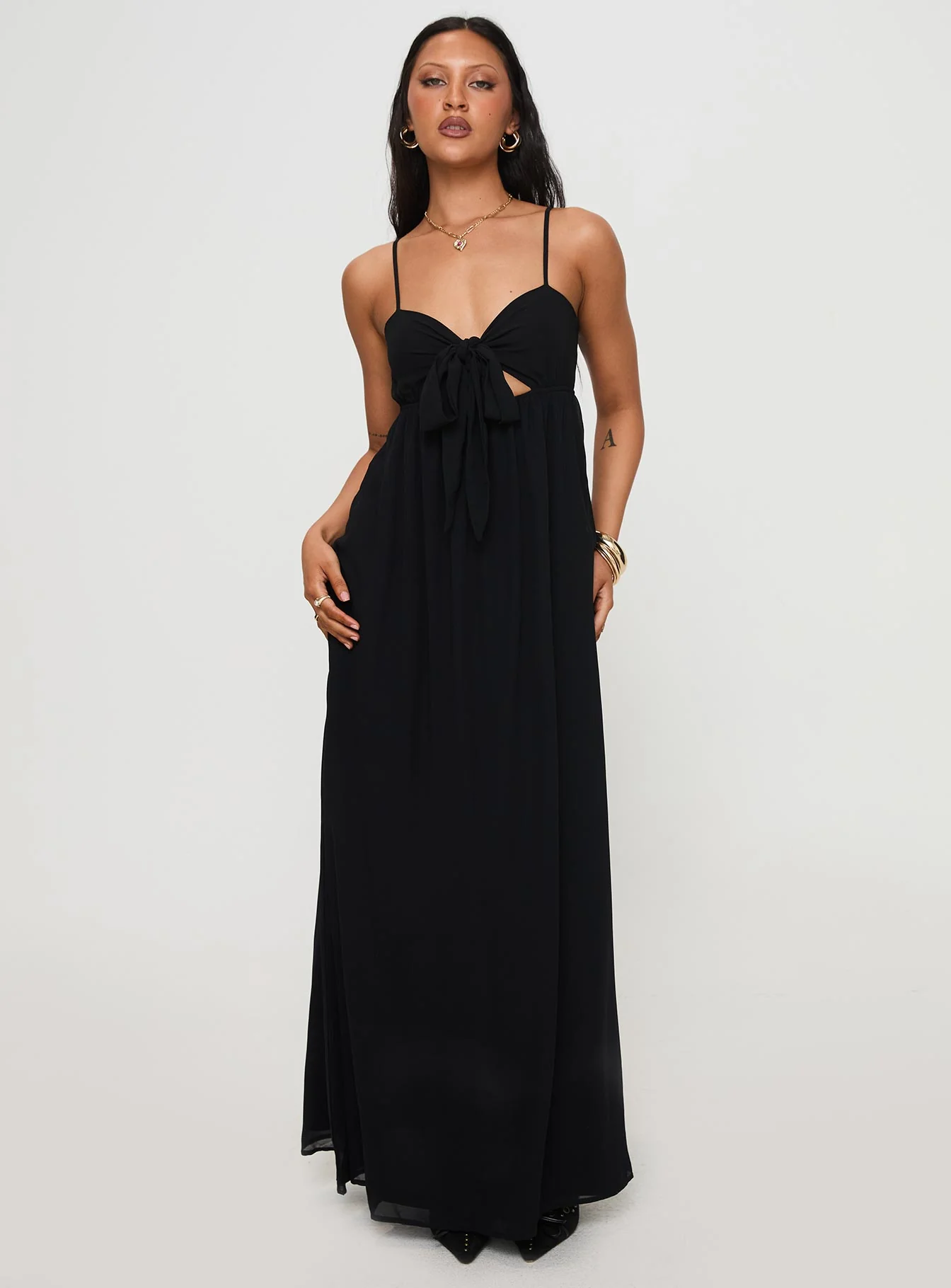 Granno Maxi Dress Black