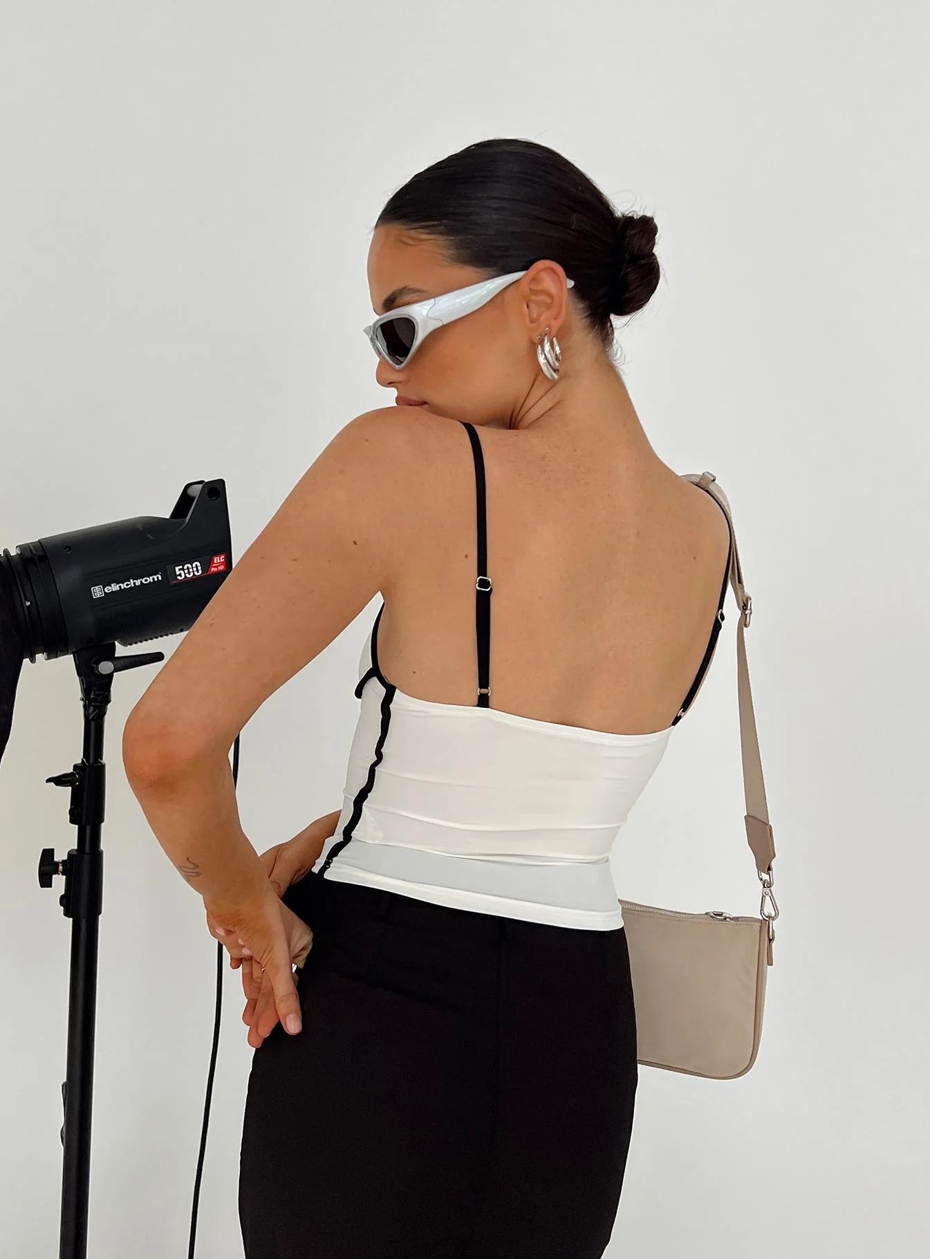 Maidenwell Contrast Top White