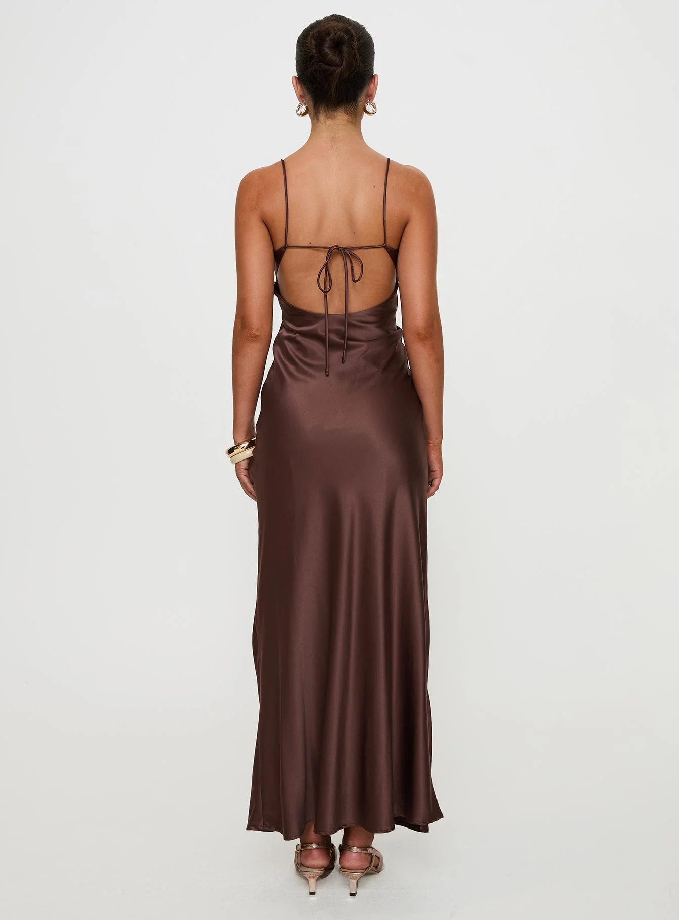 Angels Only Maxi Dress Chocolate