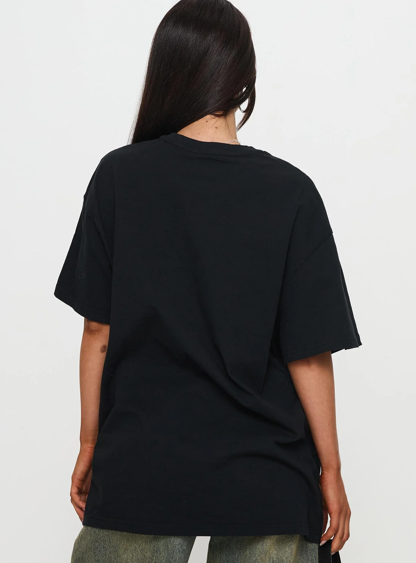 Cocktail Hour Oversized Tee Black