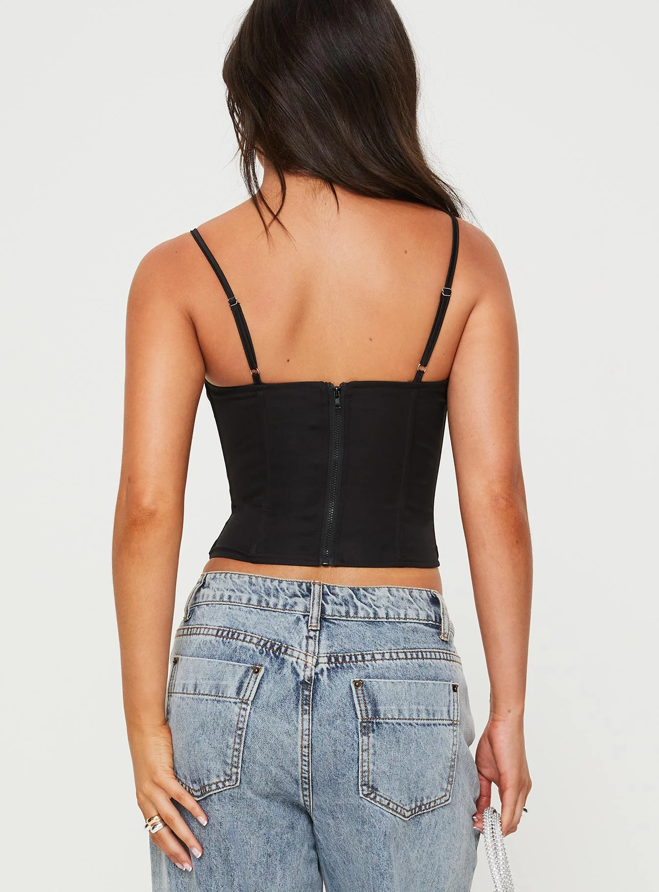 Matney Corset Top Black