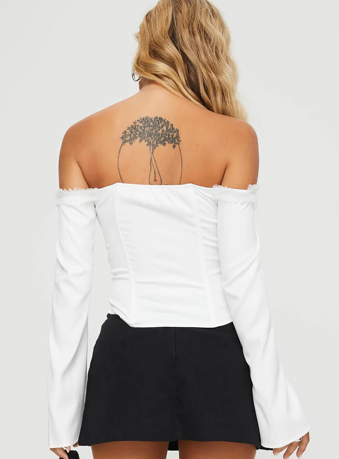 Avaah Off The Shoulder Top White