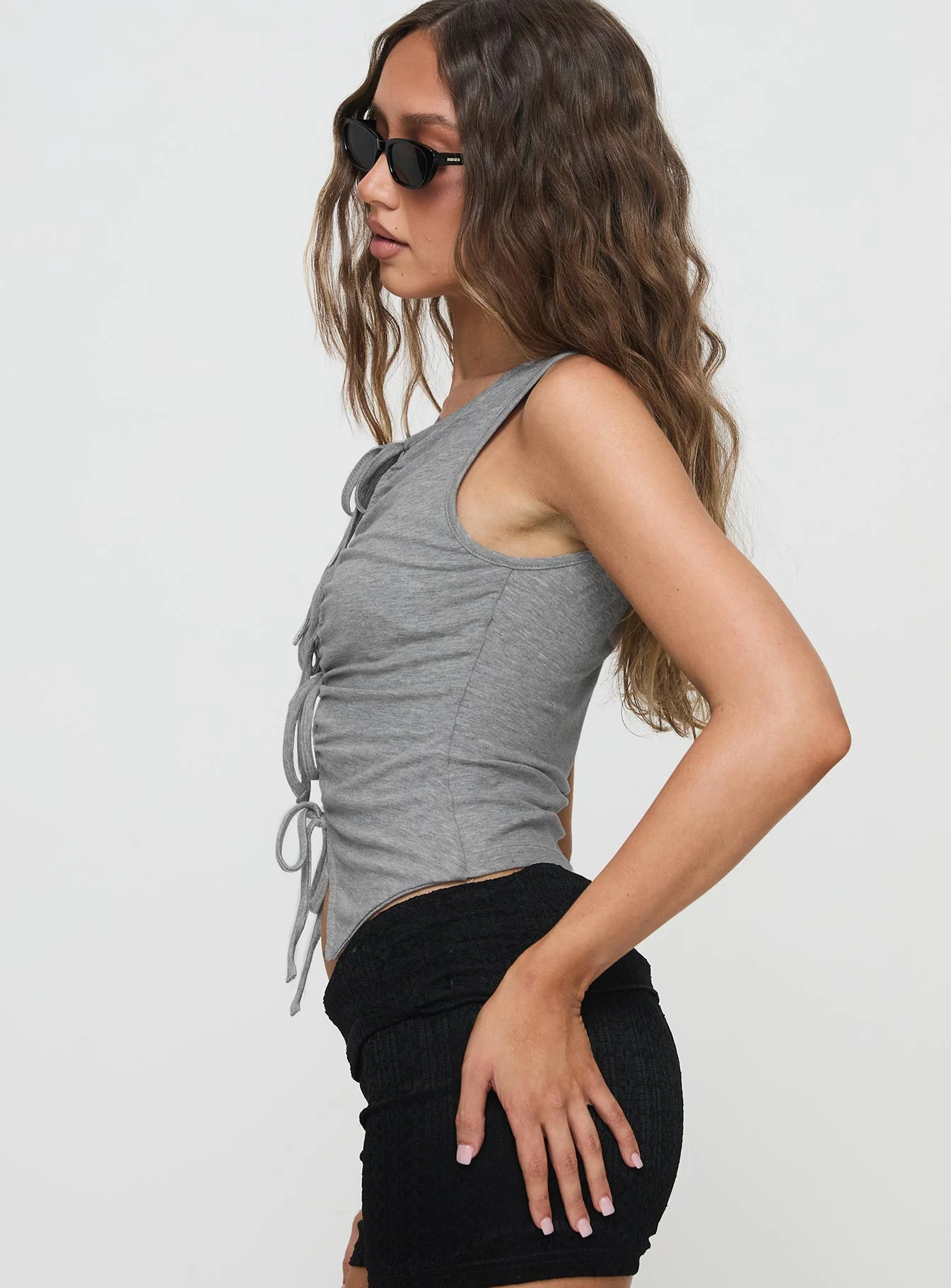 Bowery Top Grey