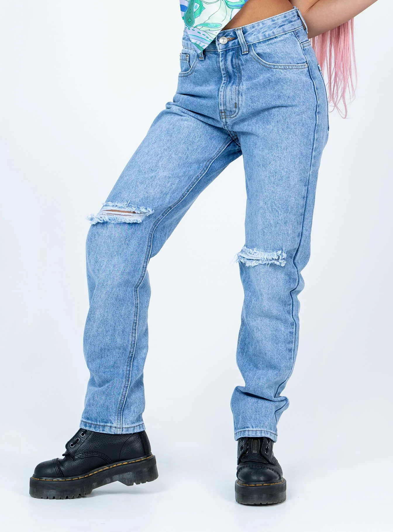Rheannon Straight Leg Denim Jeans
