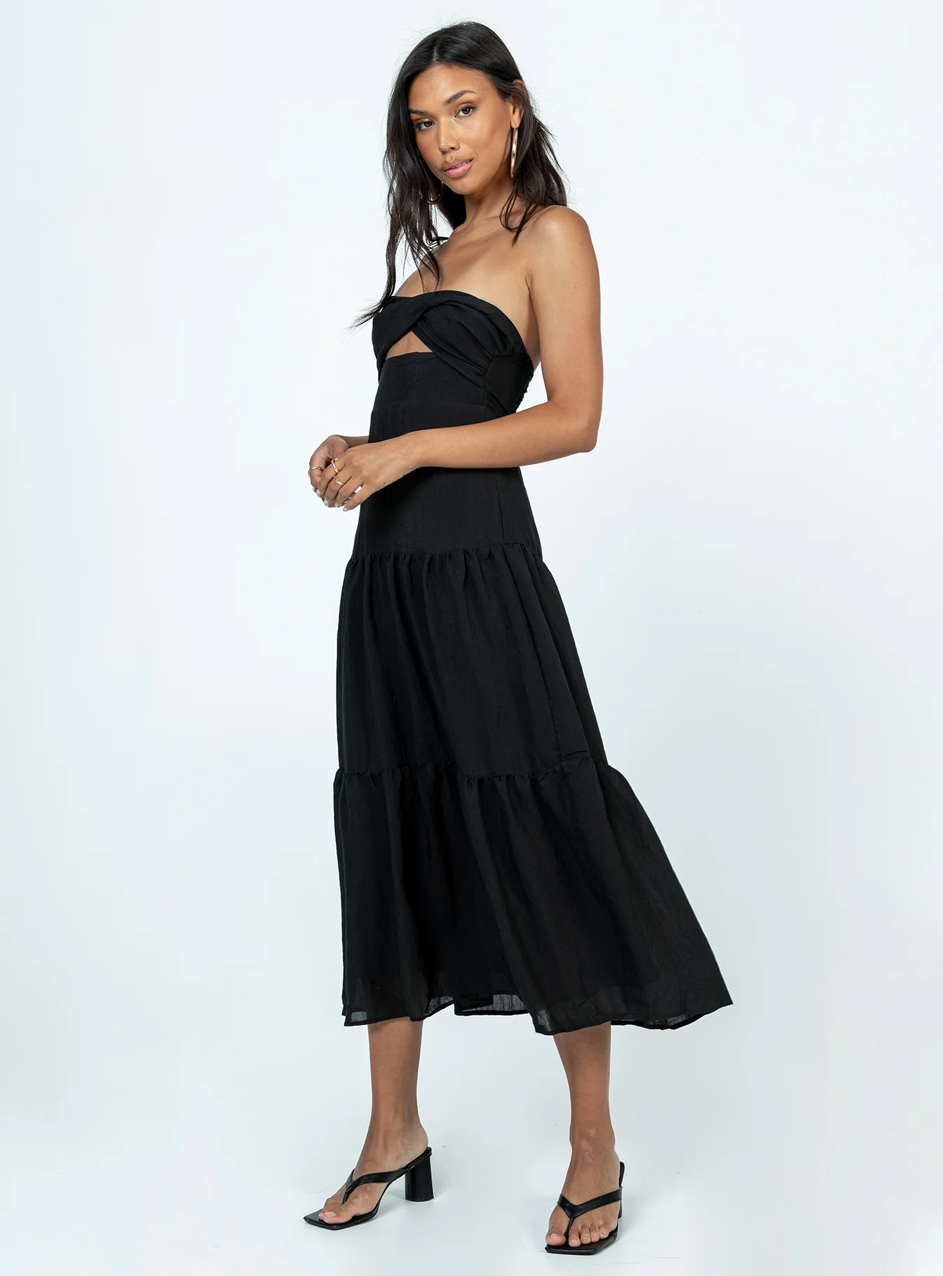 Allie Midi Dress Black