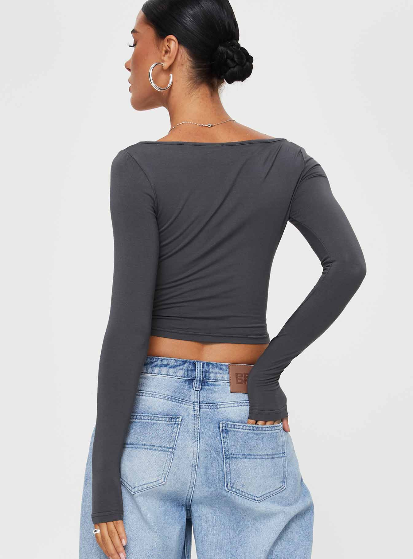 Moylan Long Sleeve Top Grey