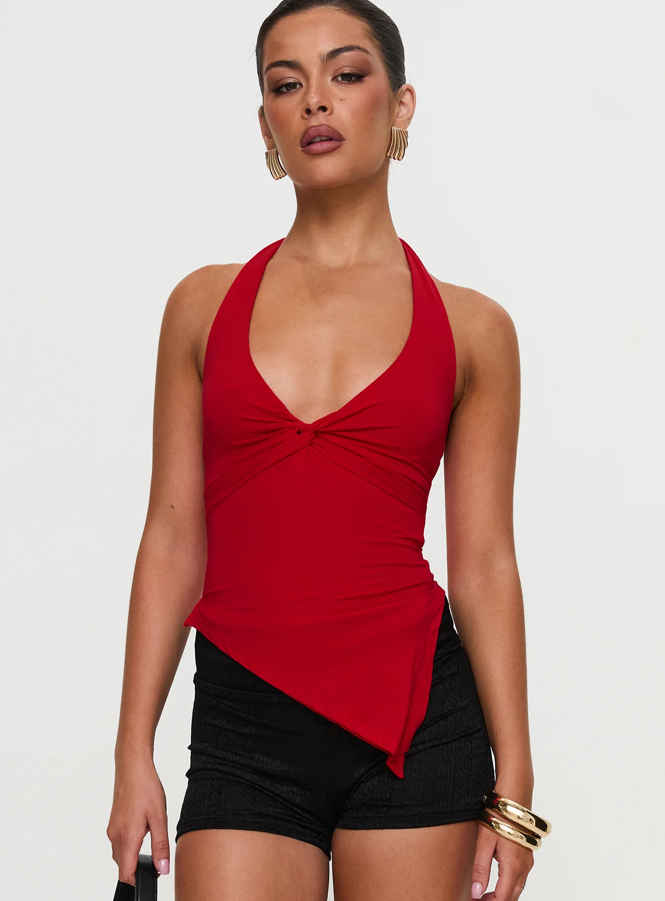 Chilli Halter Top Red
