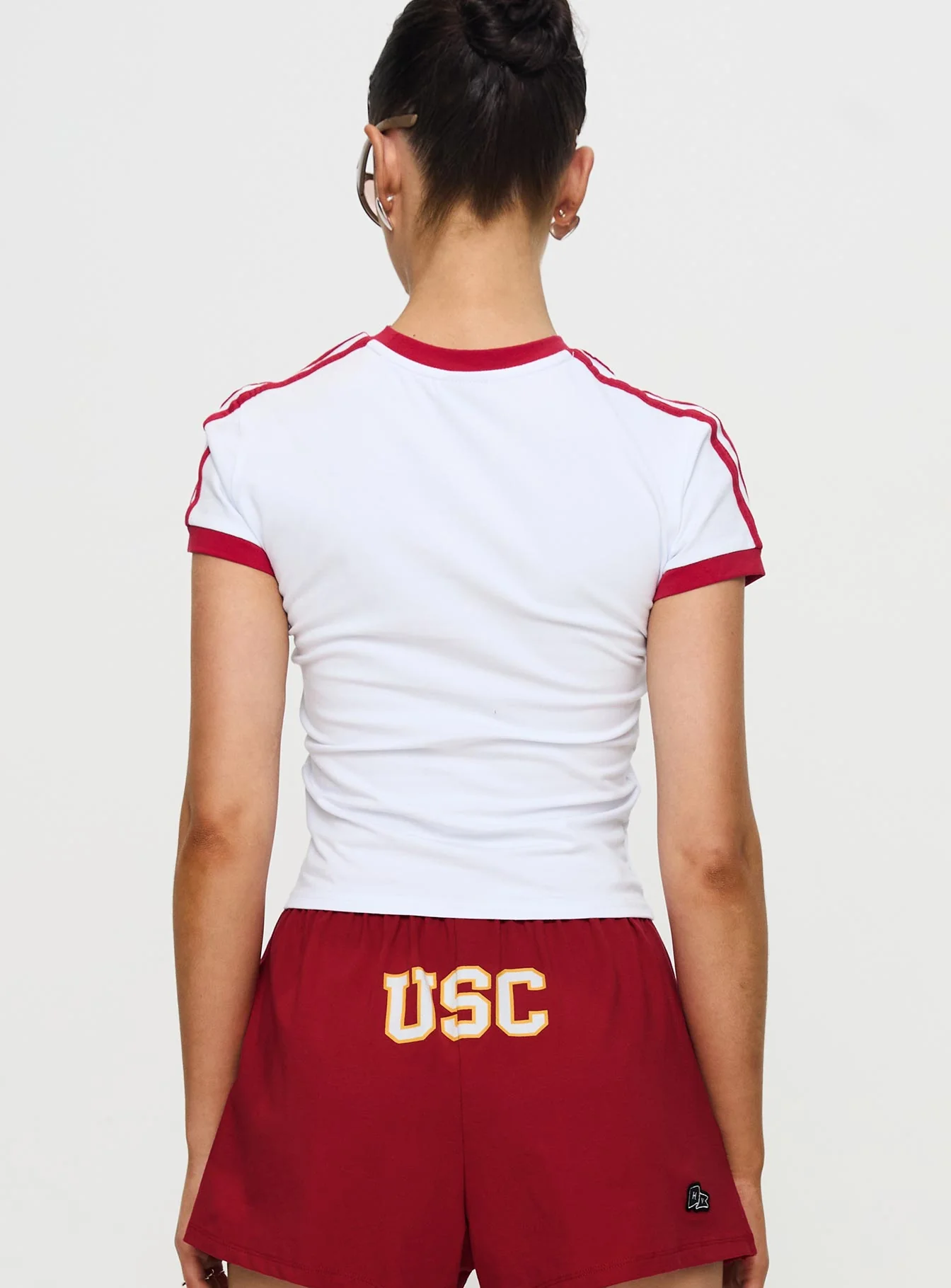 USC Goalie Baby Tee White