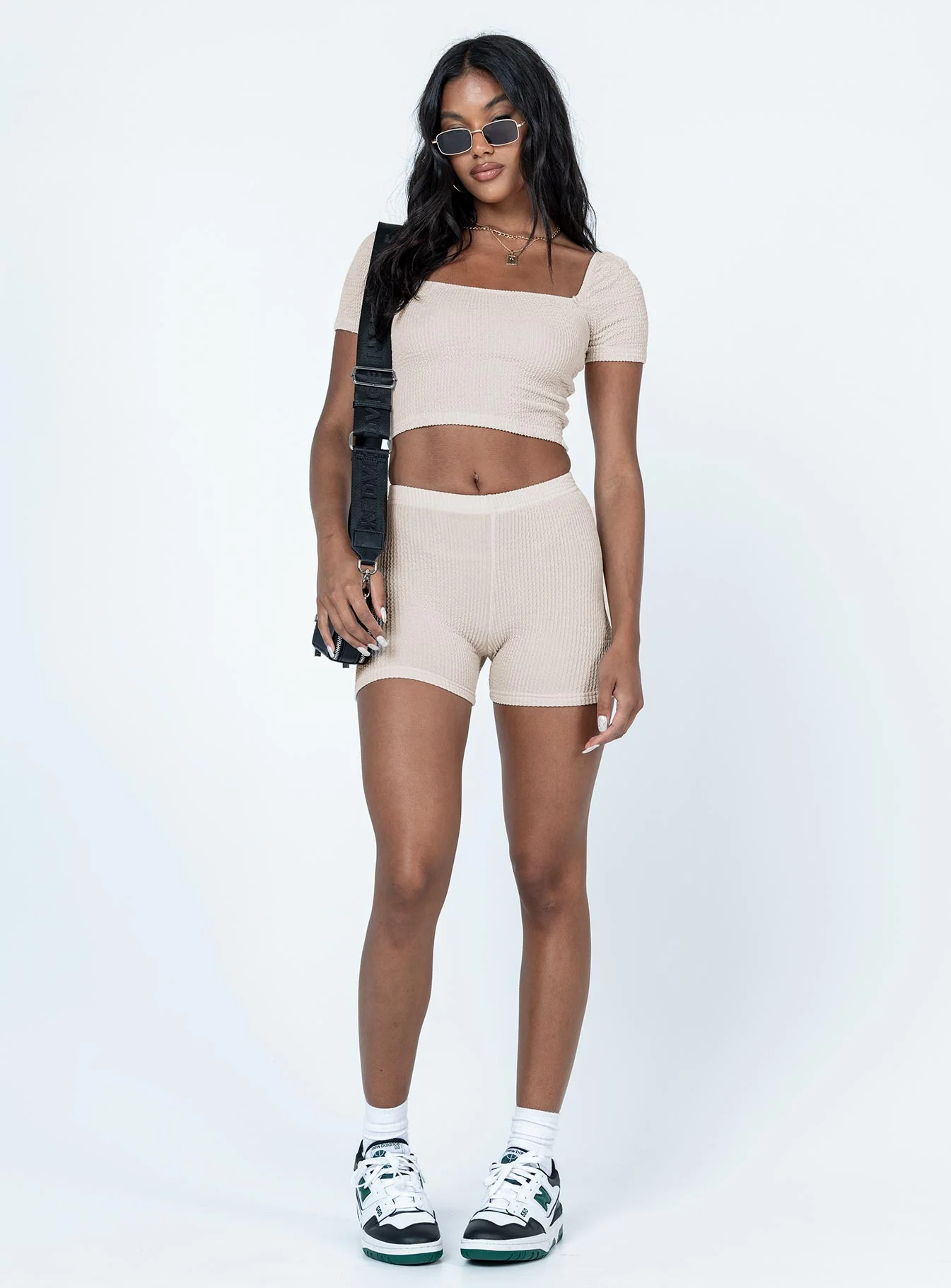 Catarina Bike Shorts Beige
