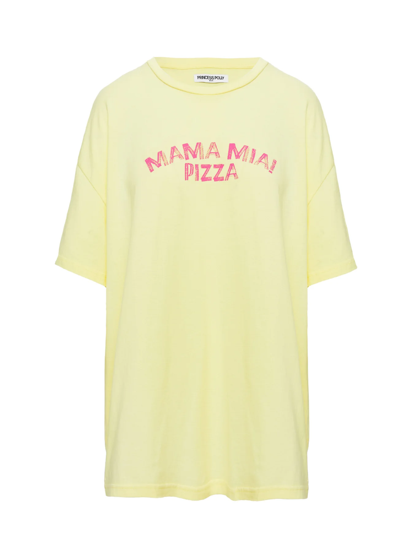 Made With Love Graphic Top Pastel Yellow