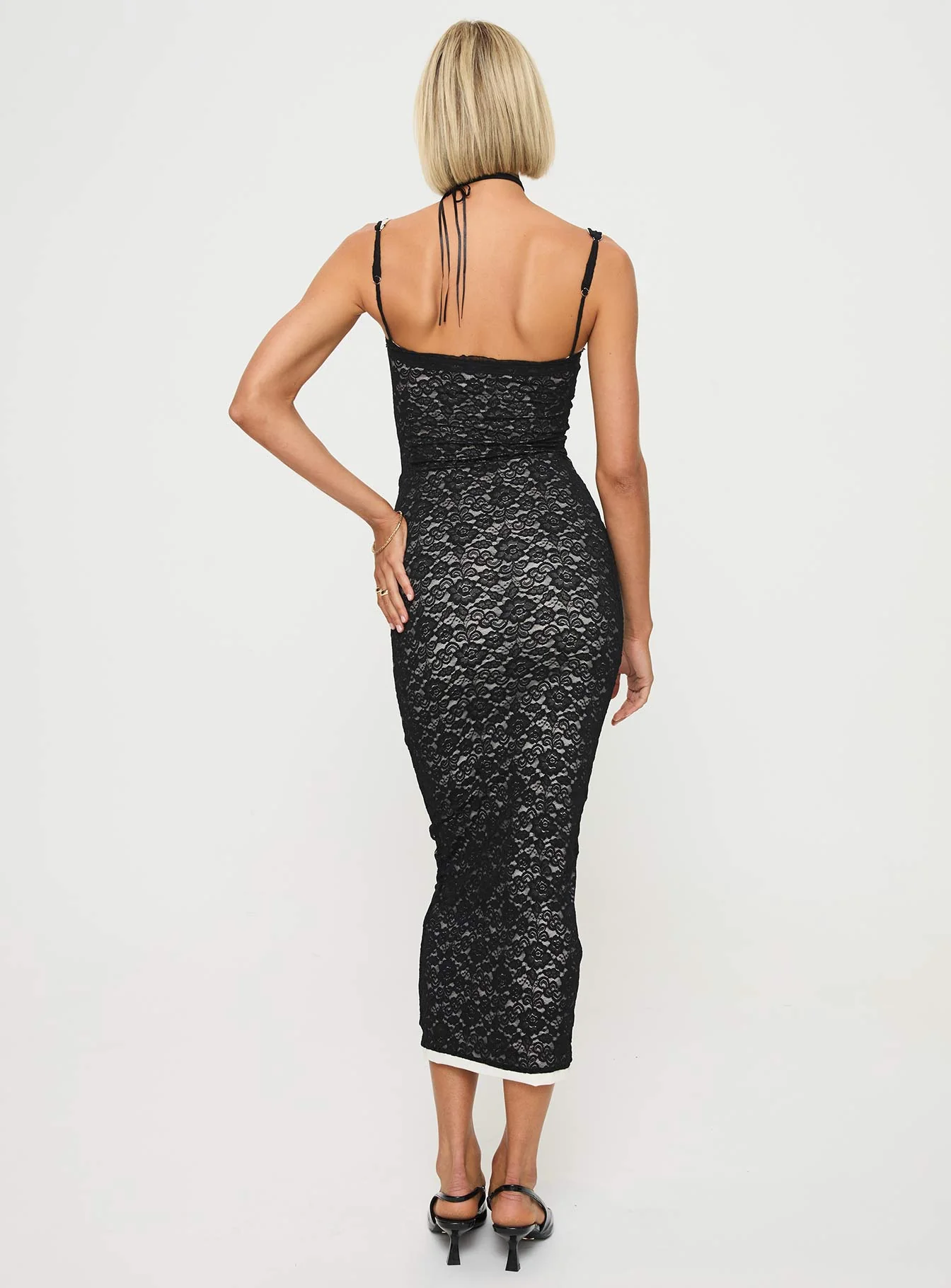 Fire Away Maxi Dress Black