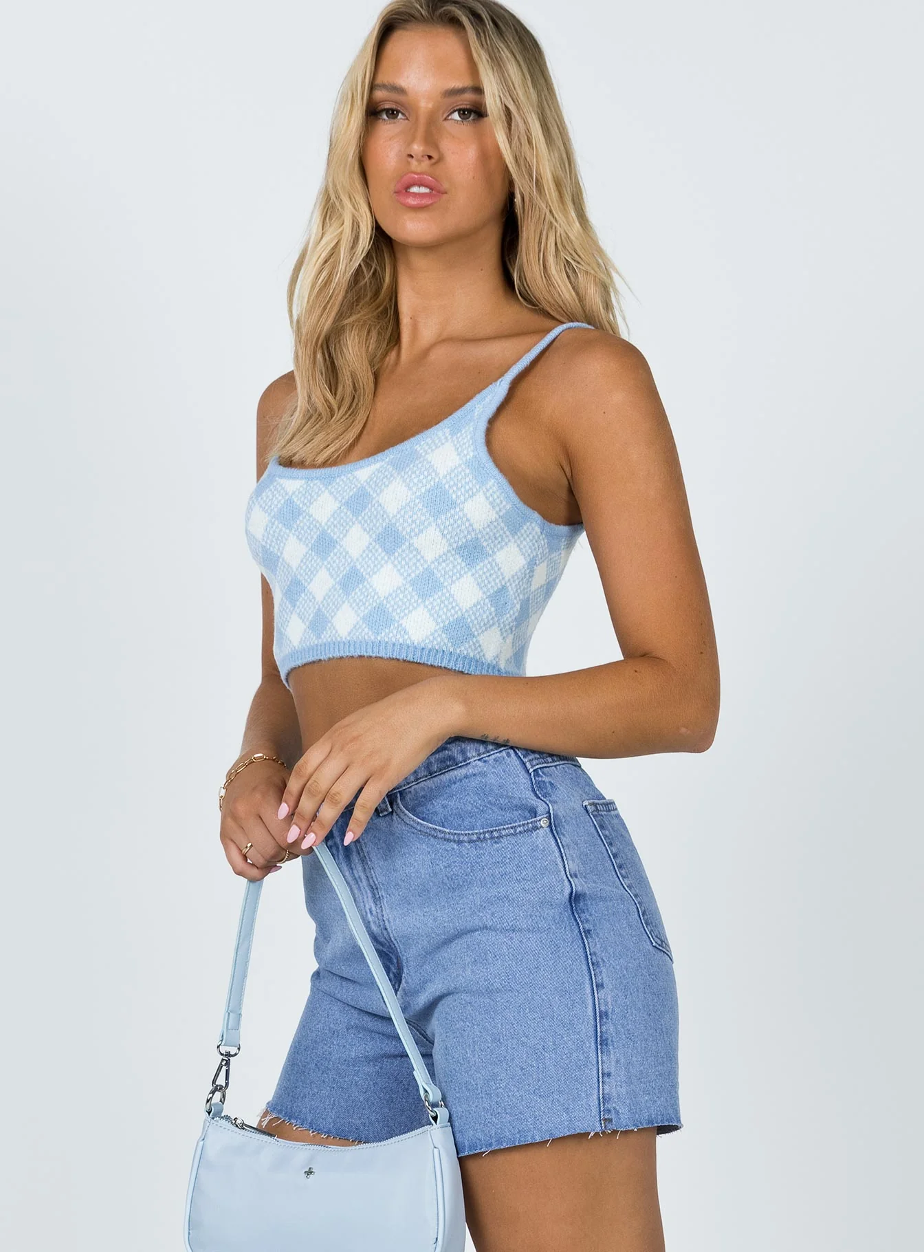 Laurena Midwash Denim Shorts