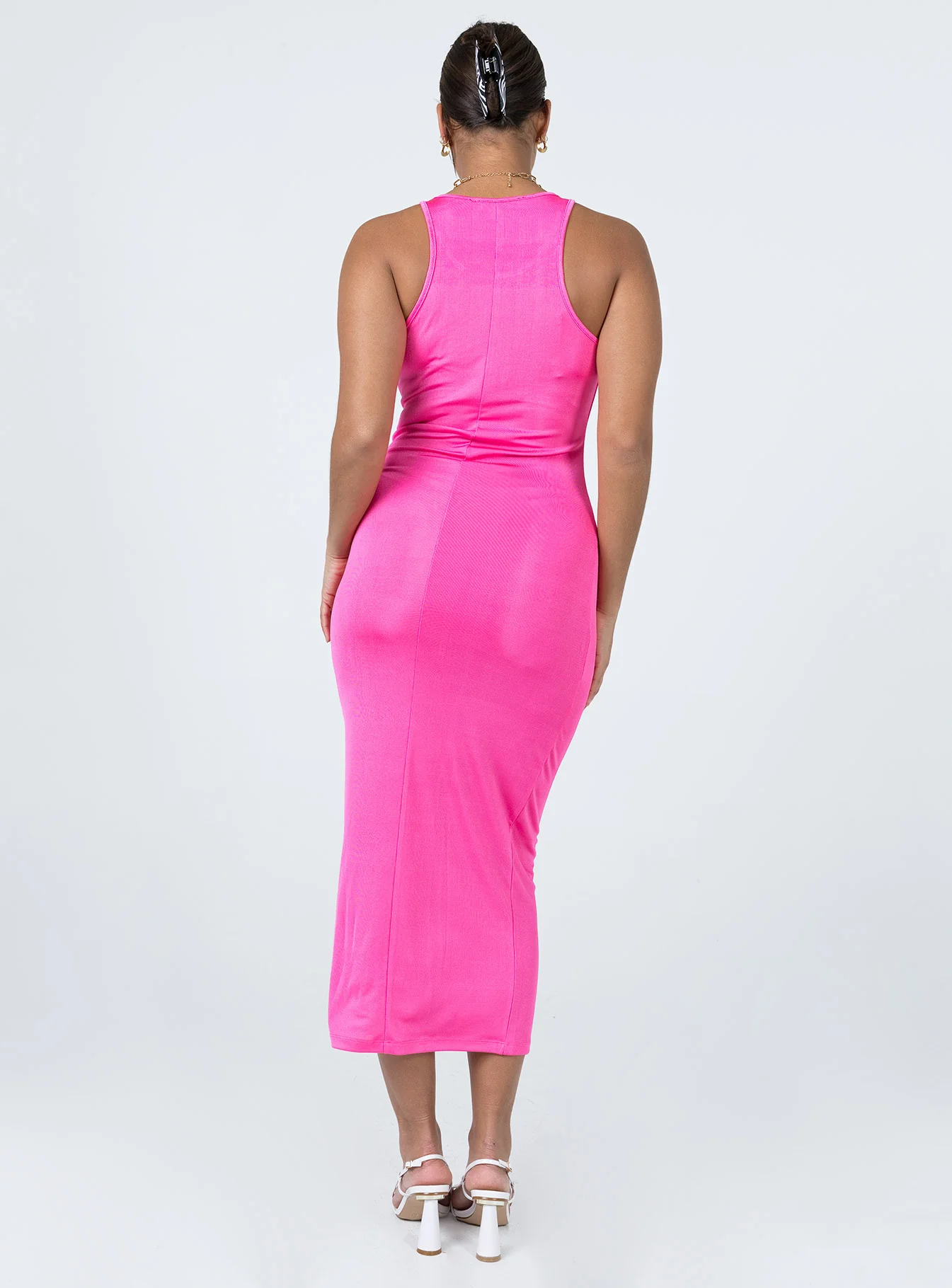 Everlast Midi Dress Hot Pink
