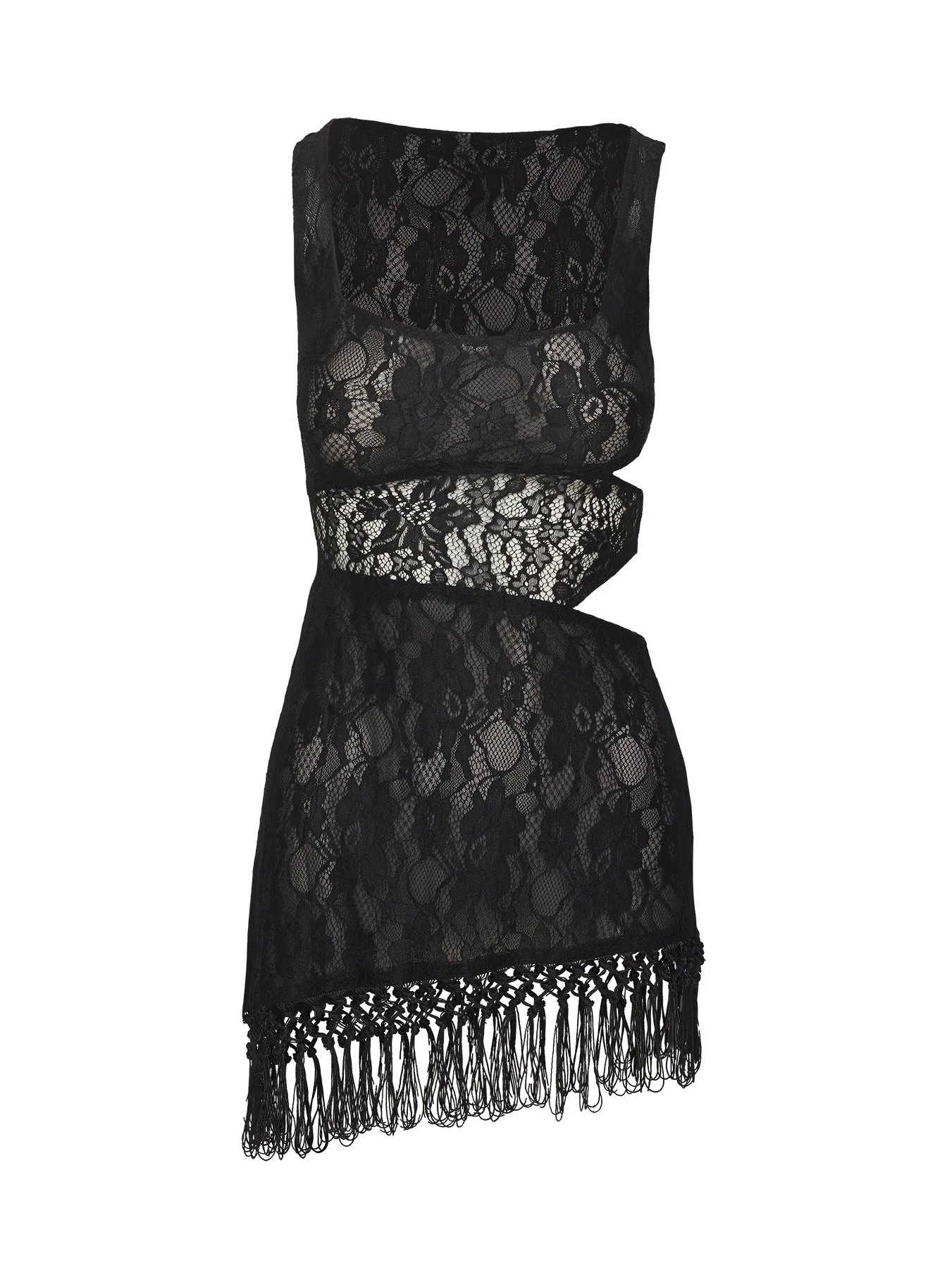 Dakarie Lace Mini Dress Black