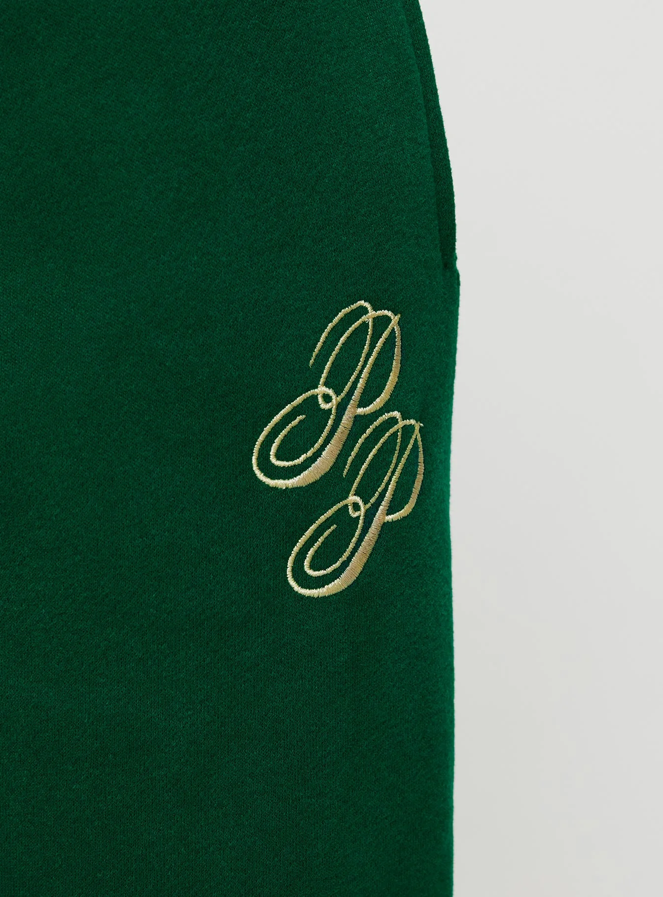 Princess Polly Track Pants Script Green / Ivory