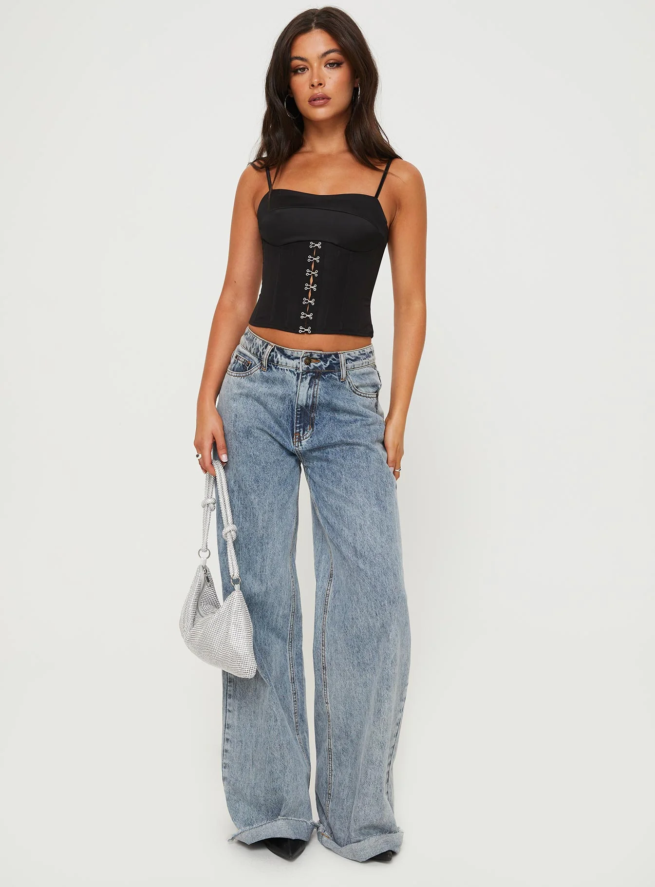 Matney Corset Top Black