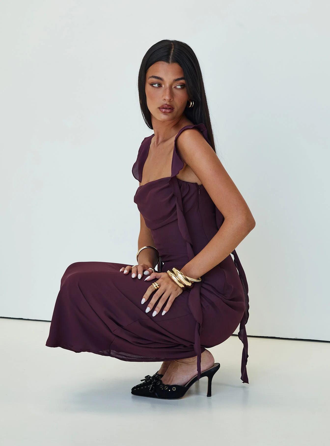 Lanai Maxi Dress Plum Petite