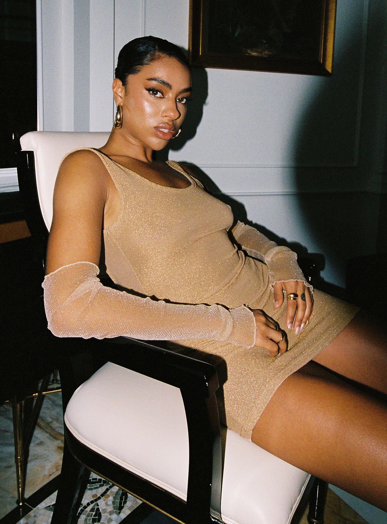 Lirella Mini Dress Beige