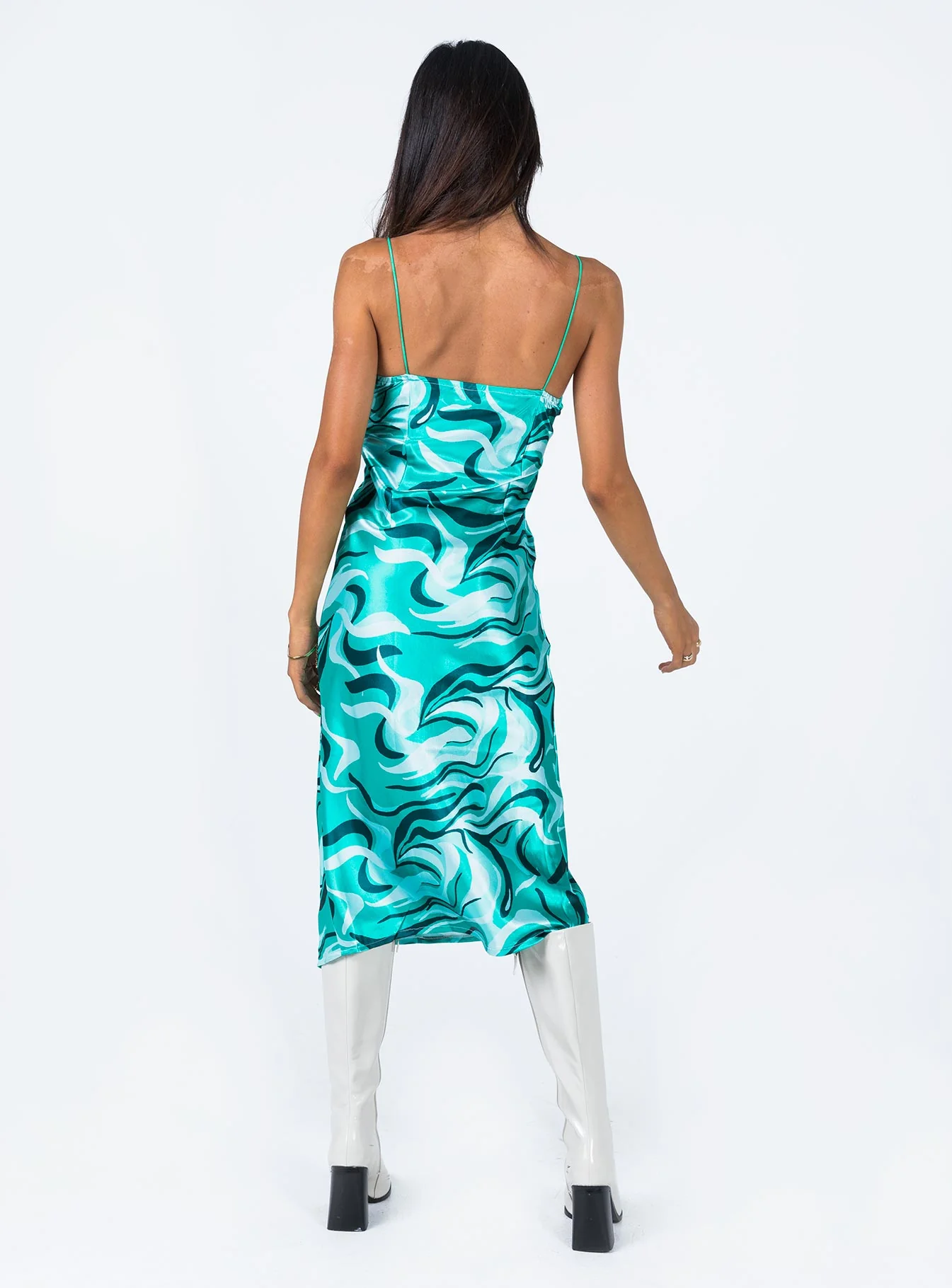Stargazing Midi Dress Green