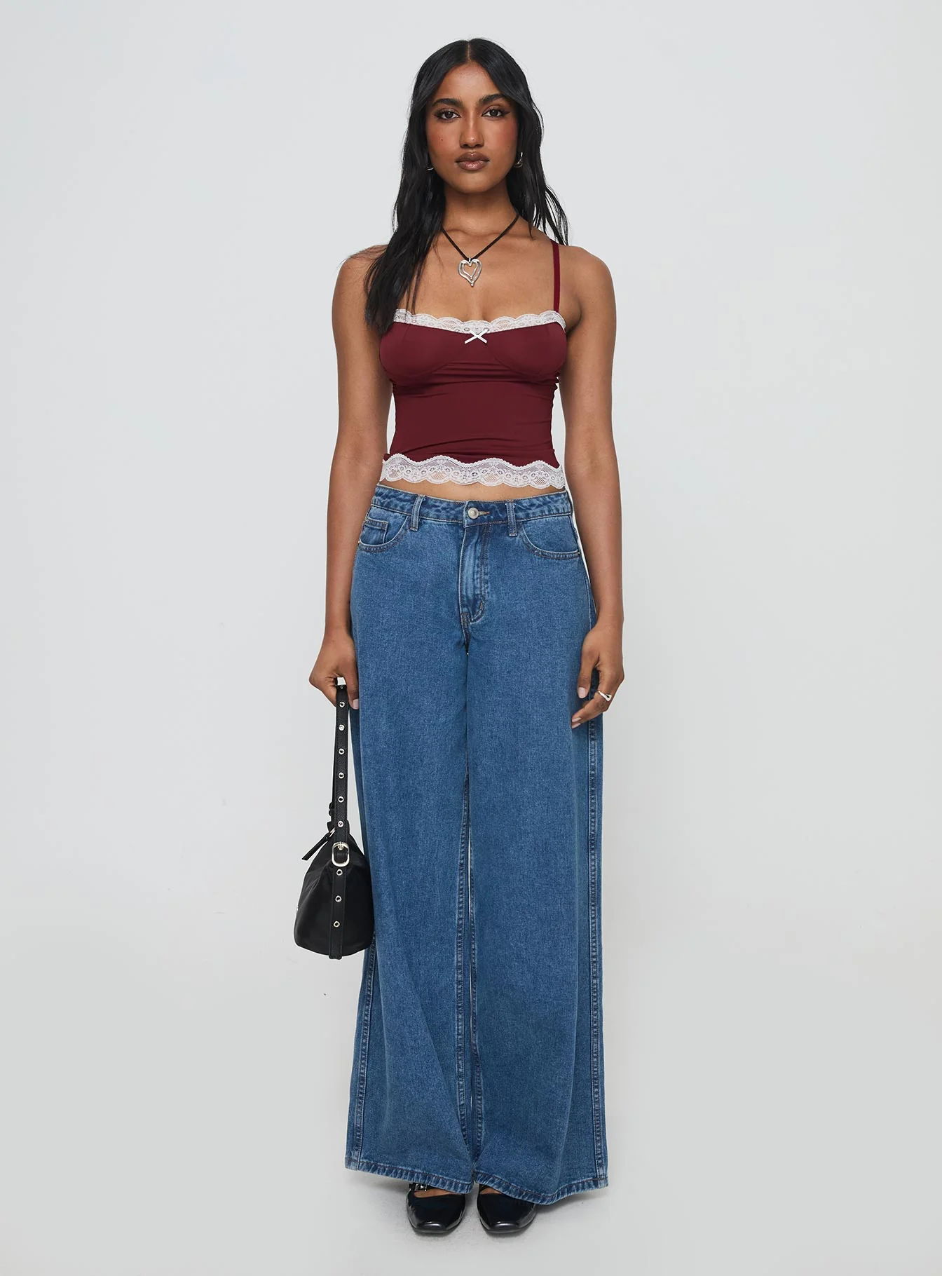 Top Model Cami Burgundy