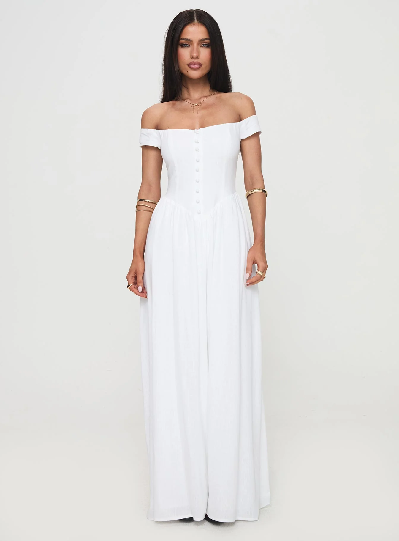 Romantic Maxi Dress White