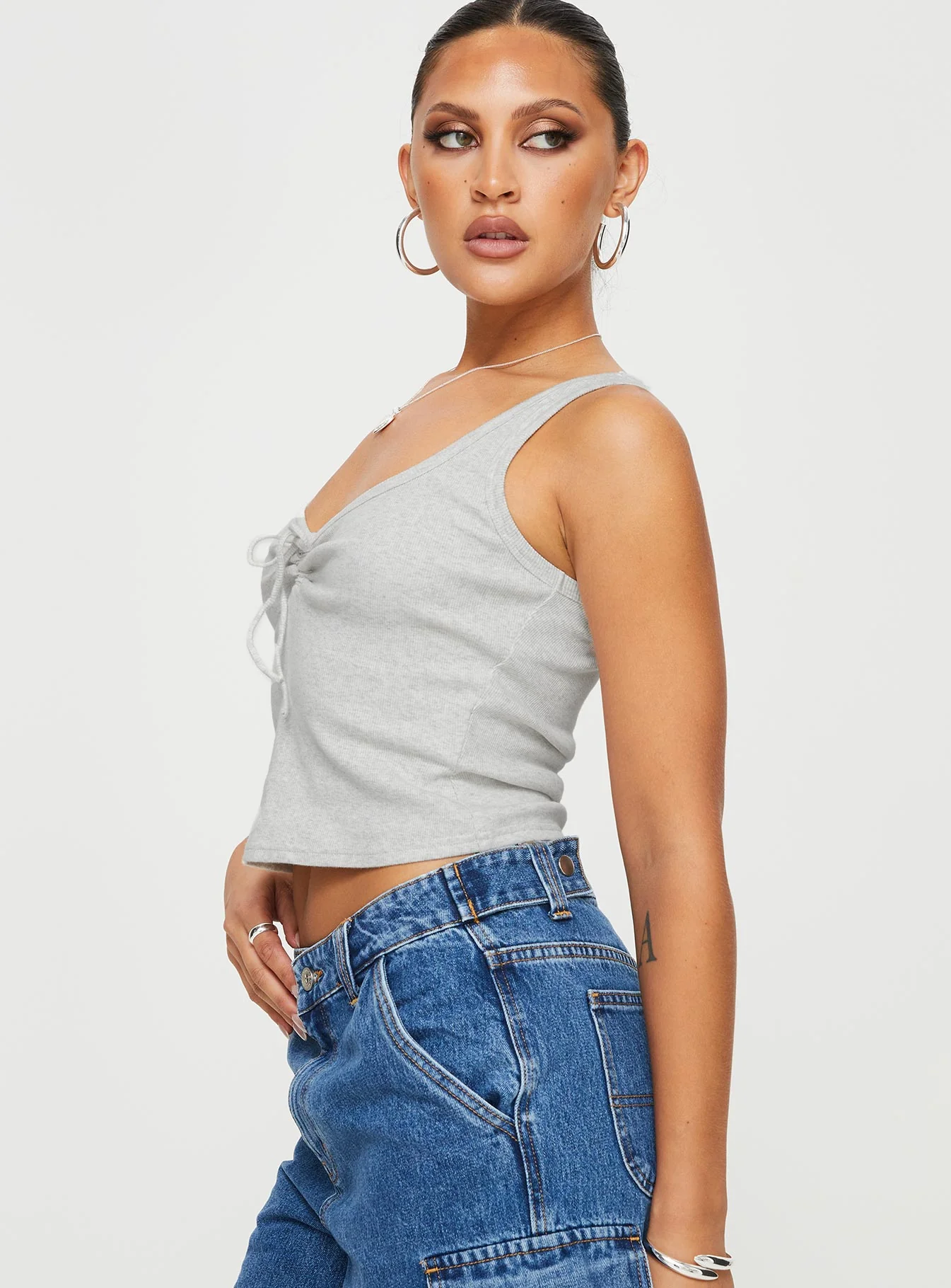 Sixteen Tank Top Grey