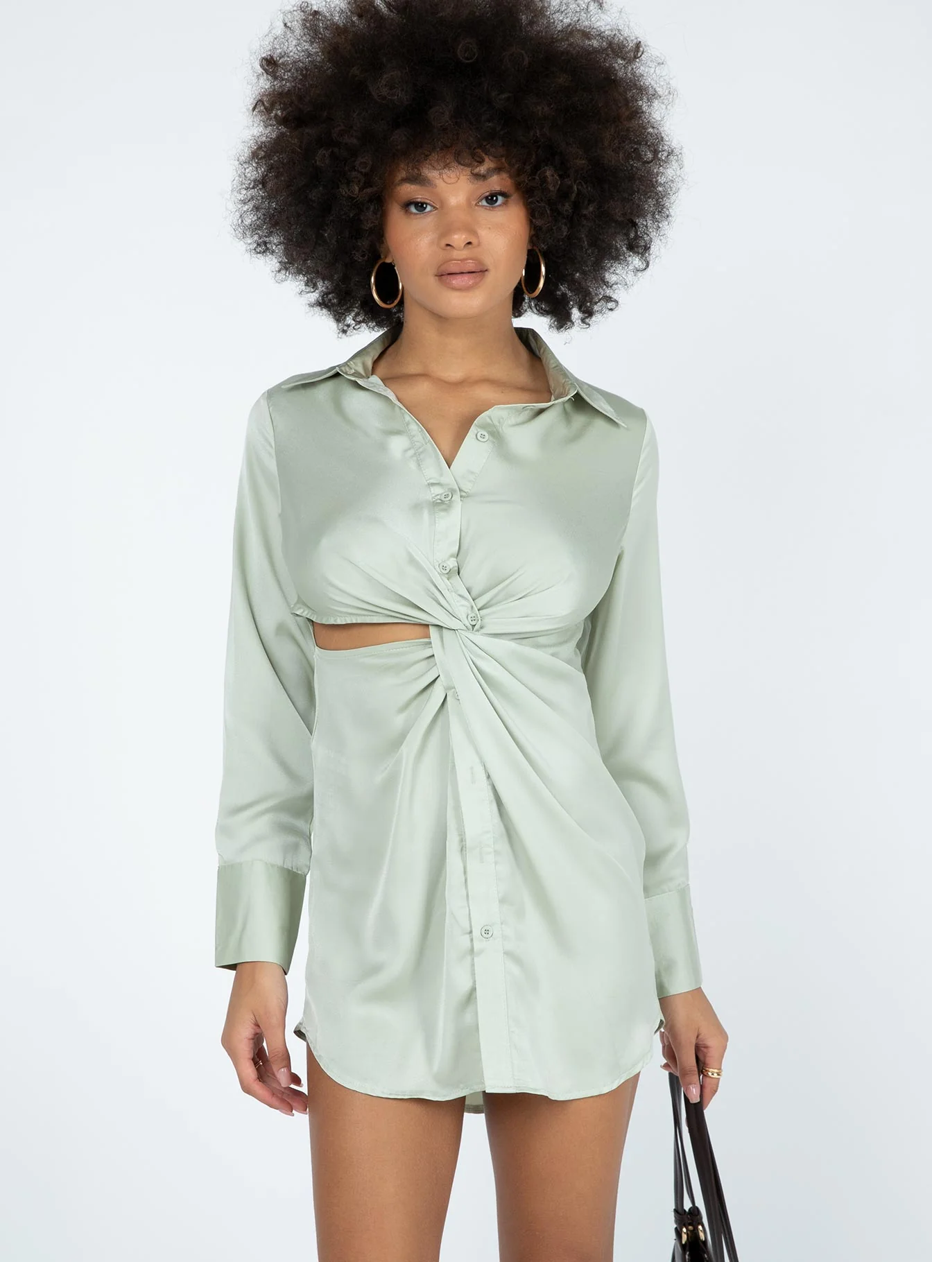 Sari Mini Dress Green