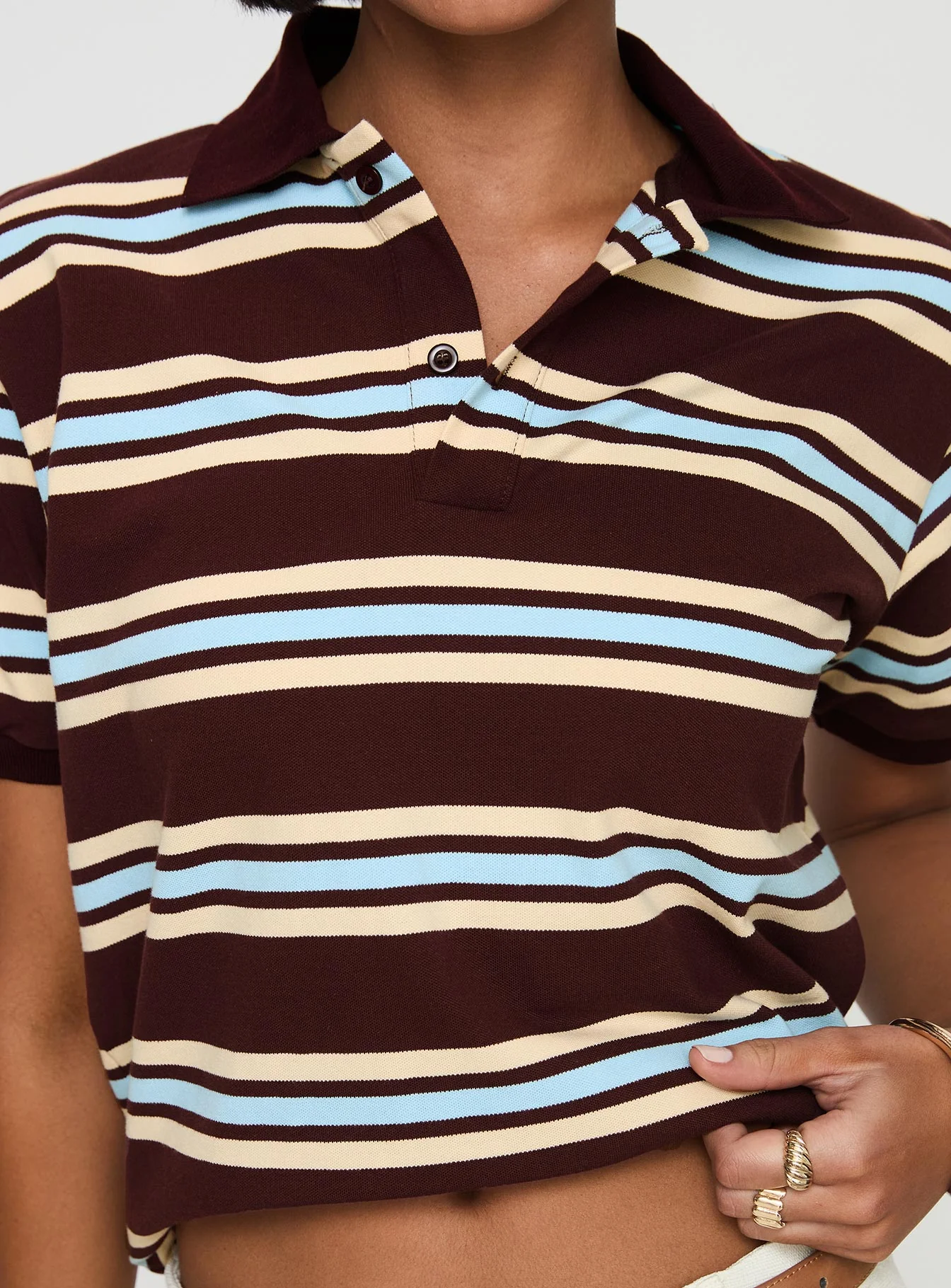 Leisure Polo Chocolate Multi