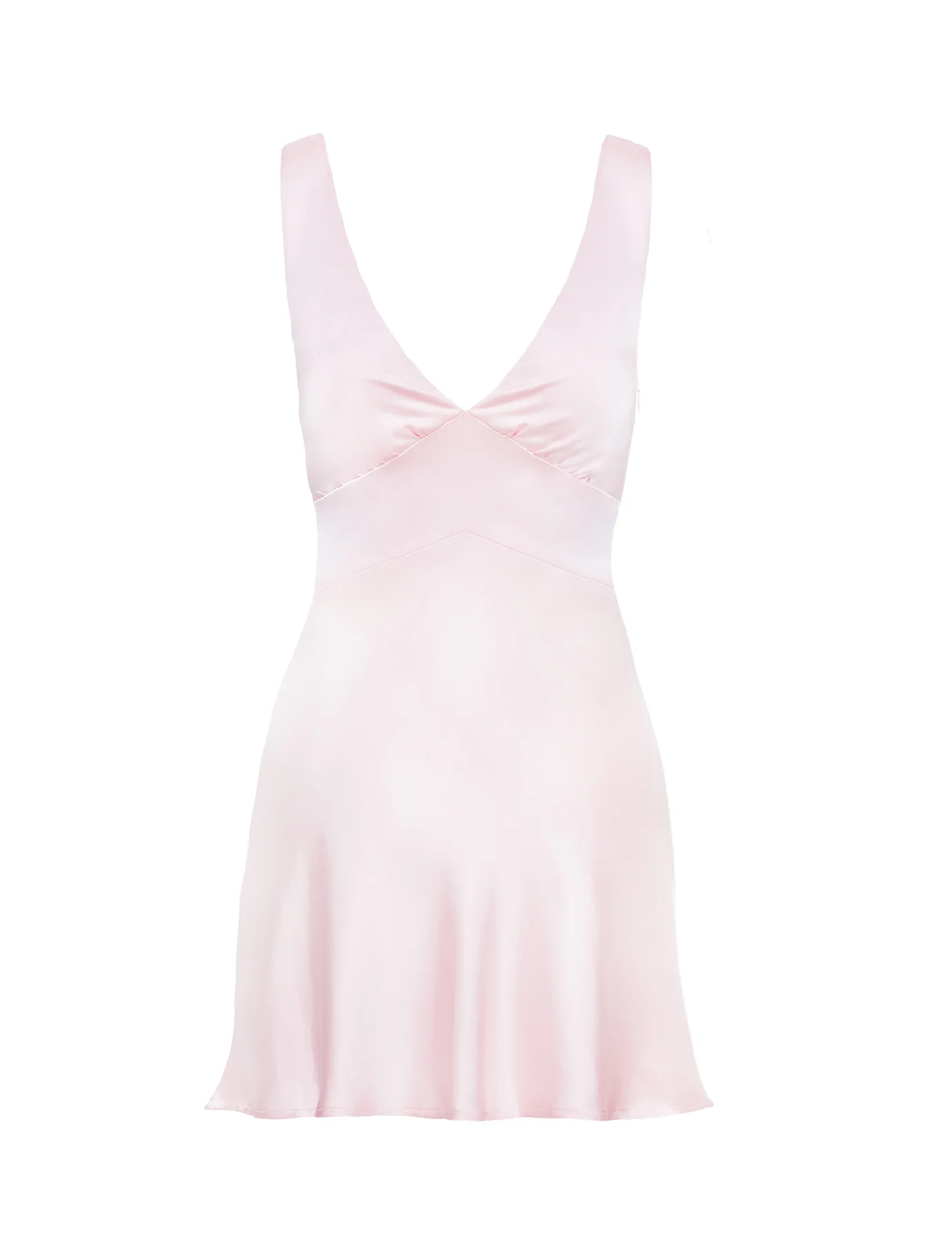 Birdette Plunge Mini Dress Pink