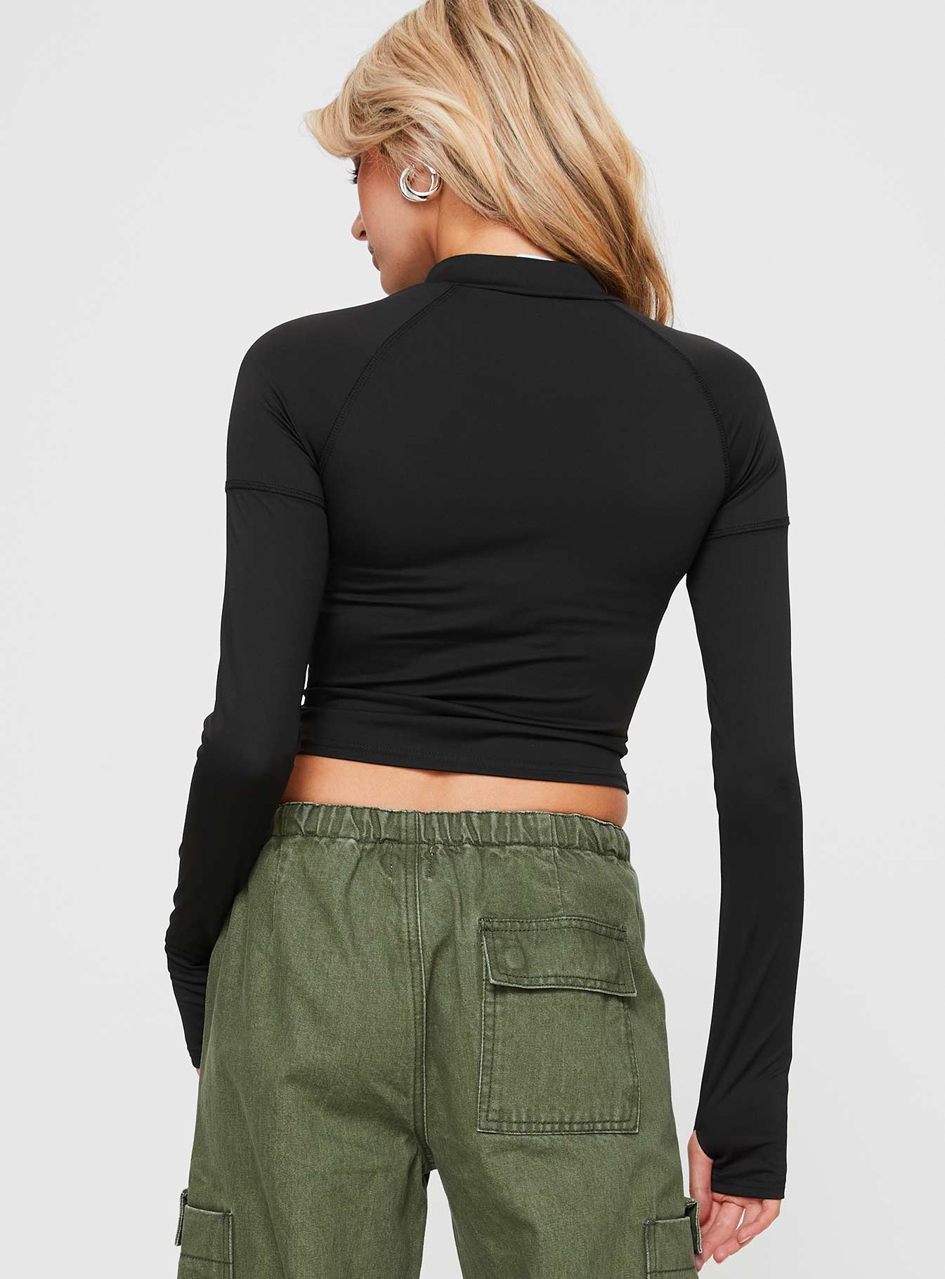 Crussi Long Sleeve Top Black