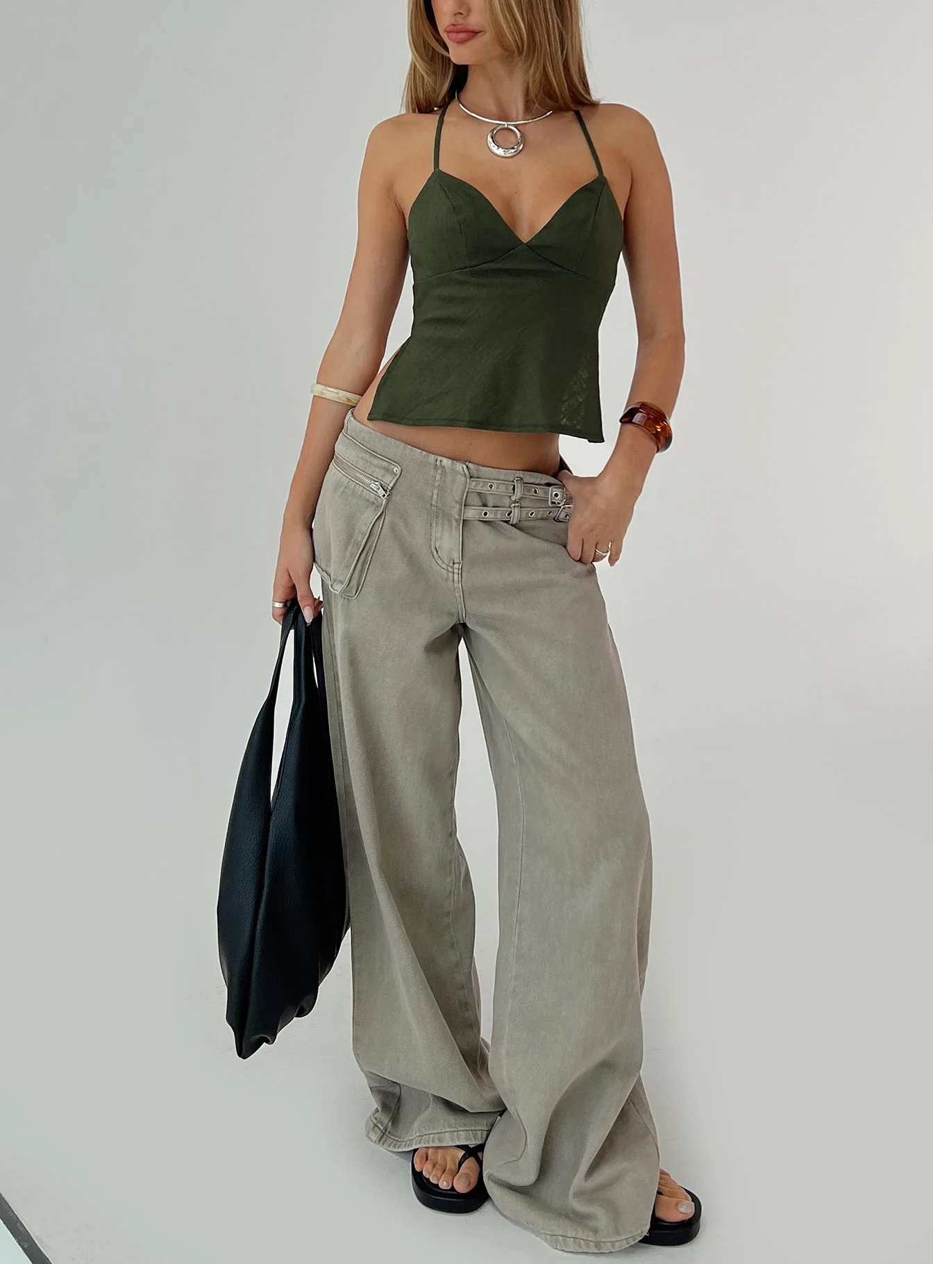 Hopelessly Devoted Top Forest Green