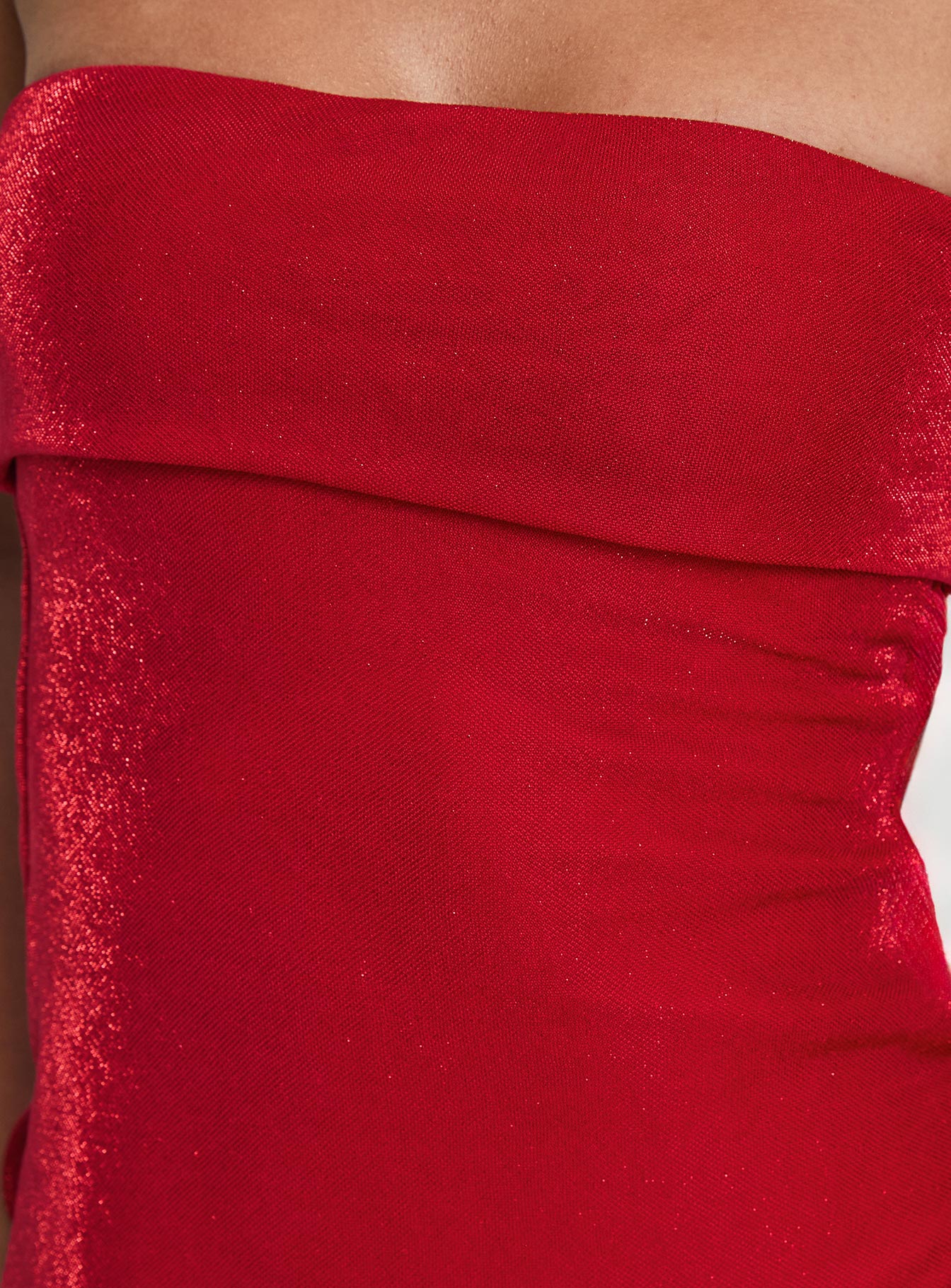 Strutter Strapless Top Glitter