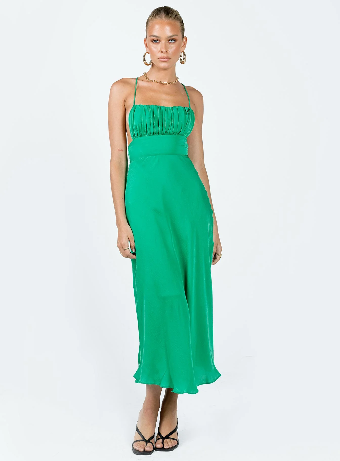 Veno Midi Dress Green