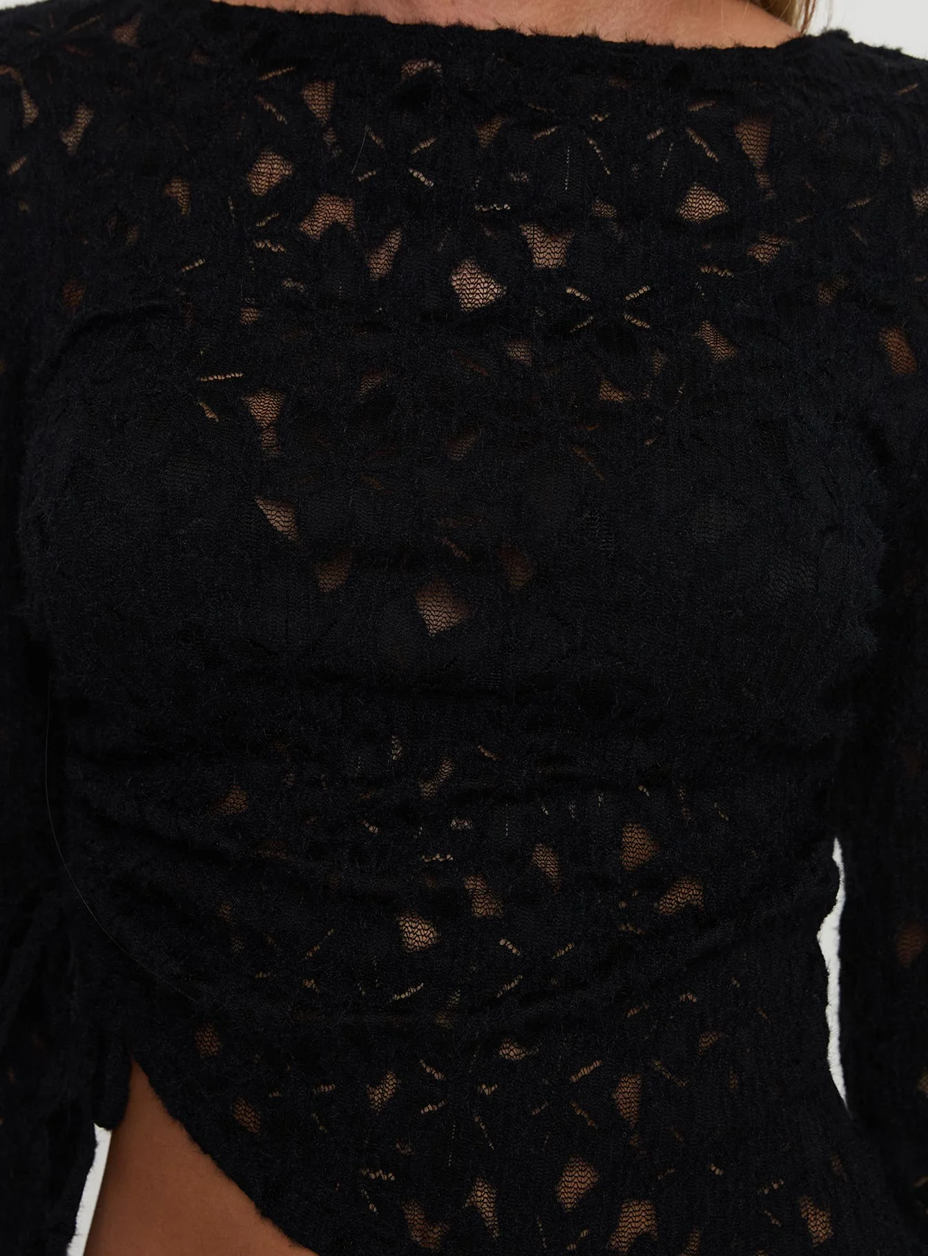 Sensua Long Sleeve Top Black