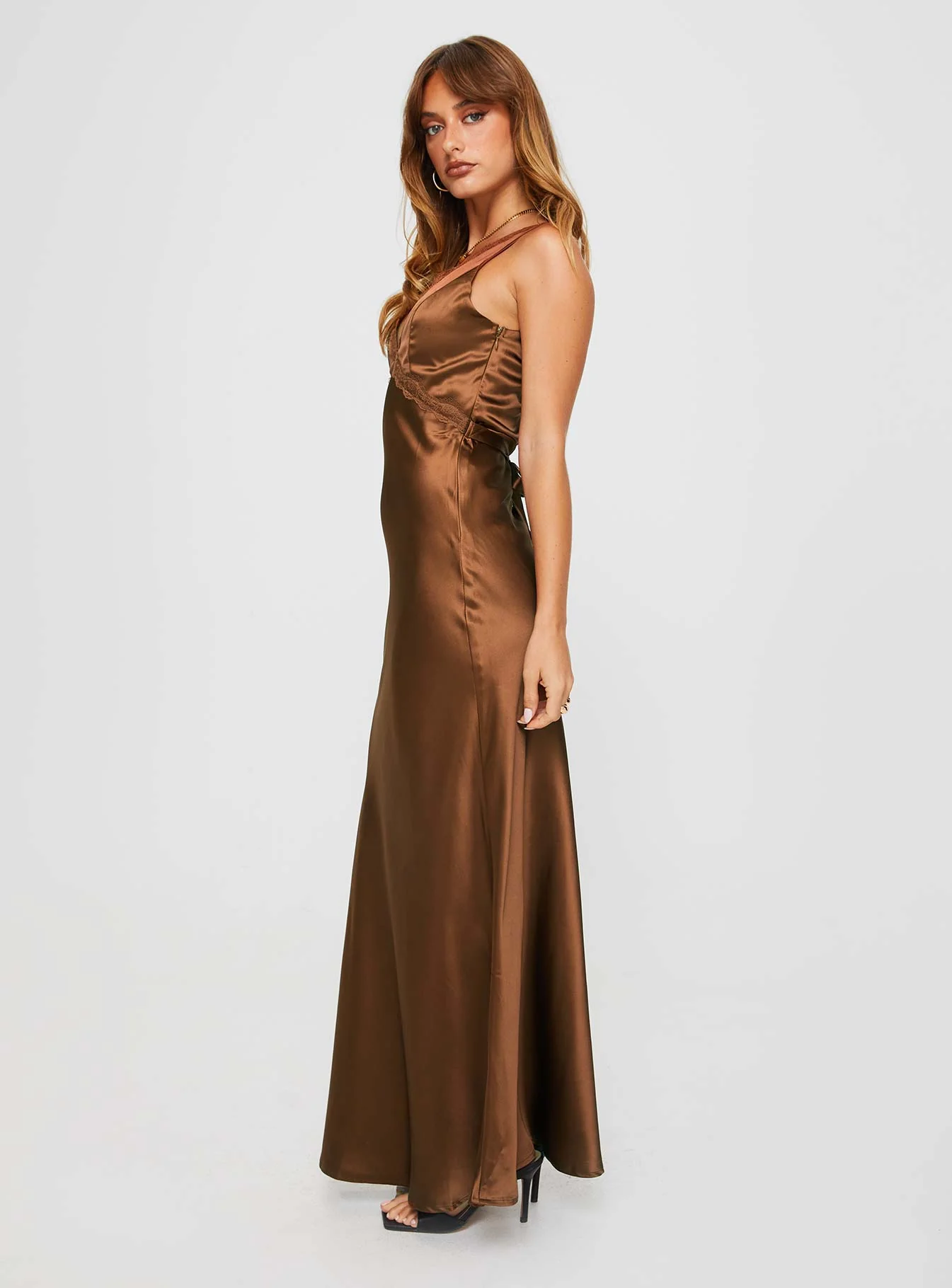 Galloway Maxi Dress Brown