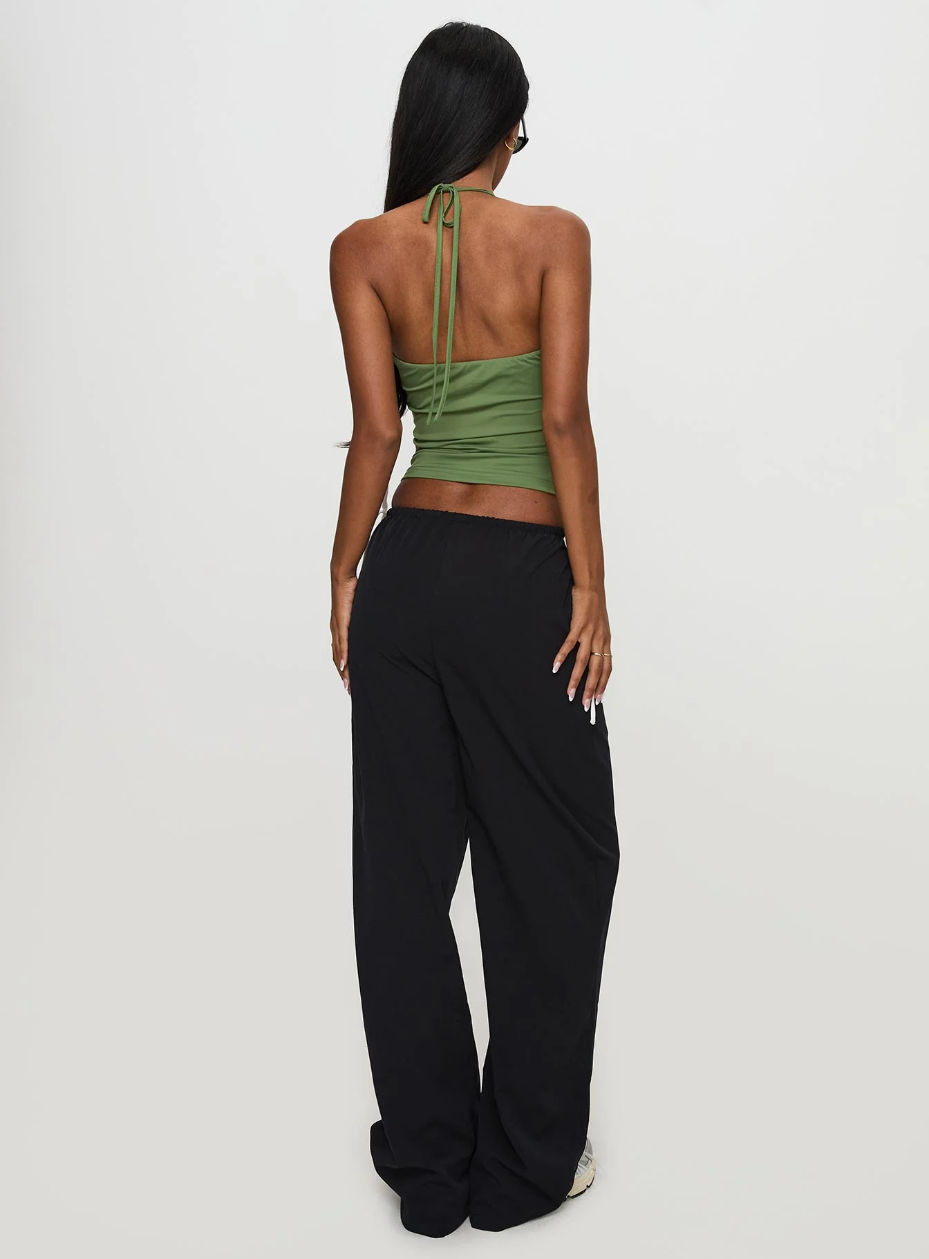 Sweet As Sugar Bow Pants Black / White