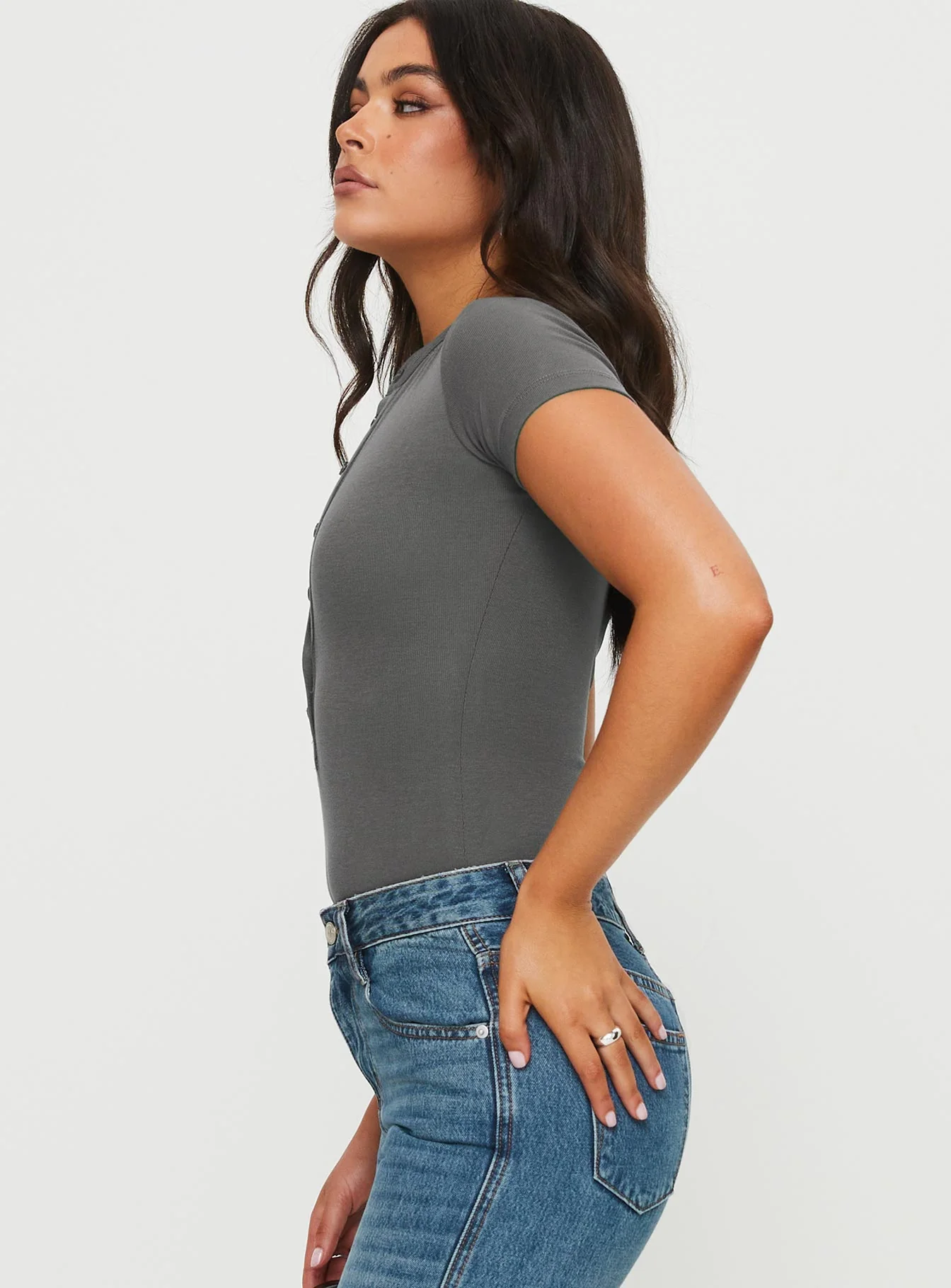 Kandis Bodysuit Marle Grey