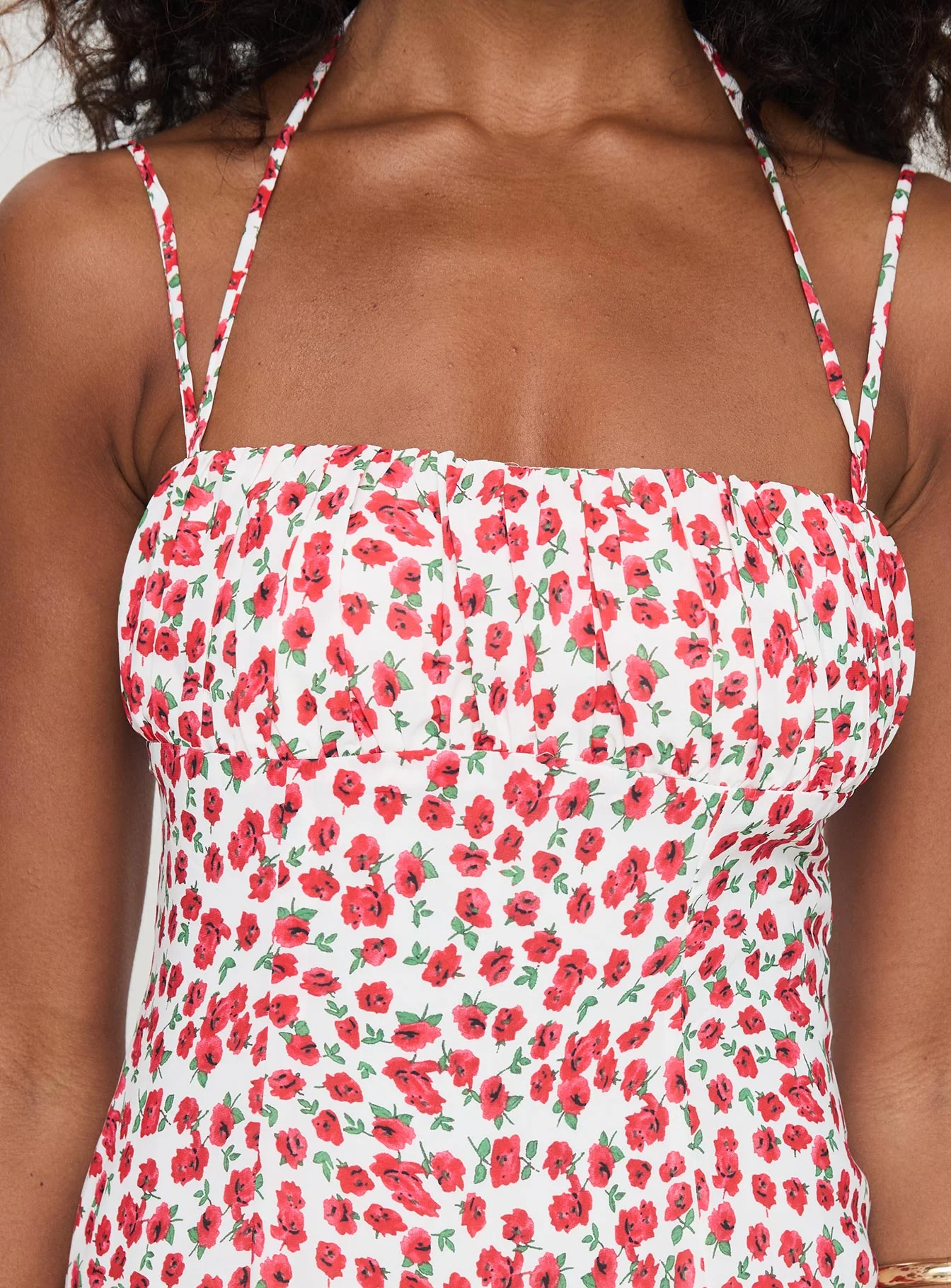 Kish Maxi Dress Red Floral