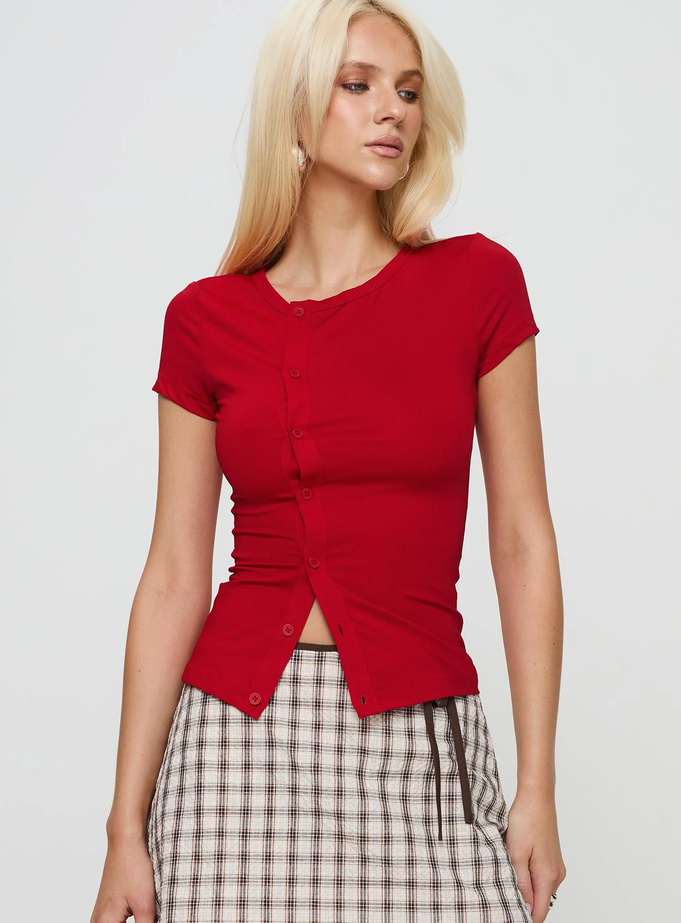 Calyssa Top Red