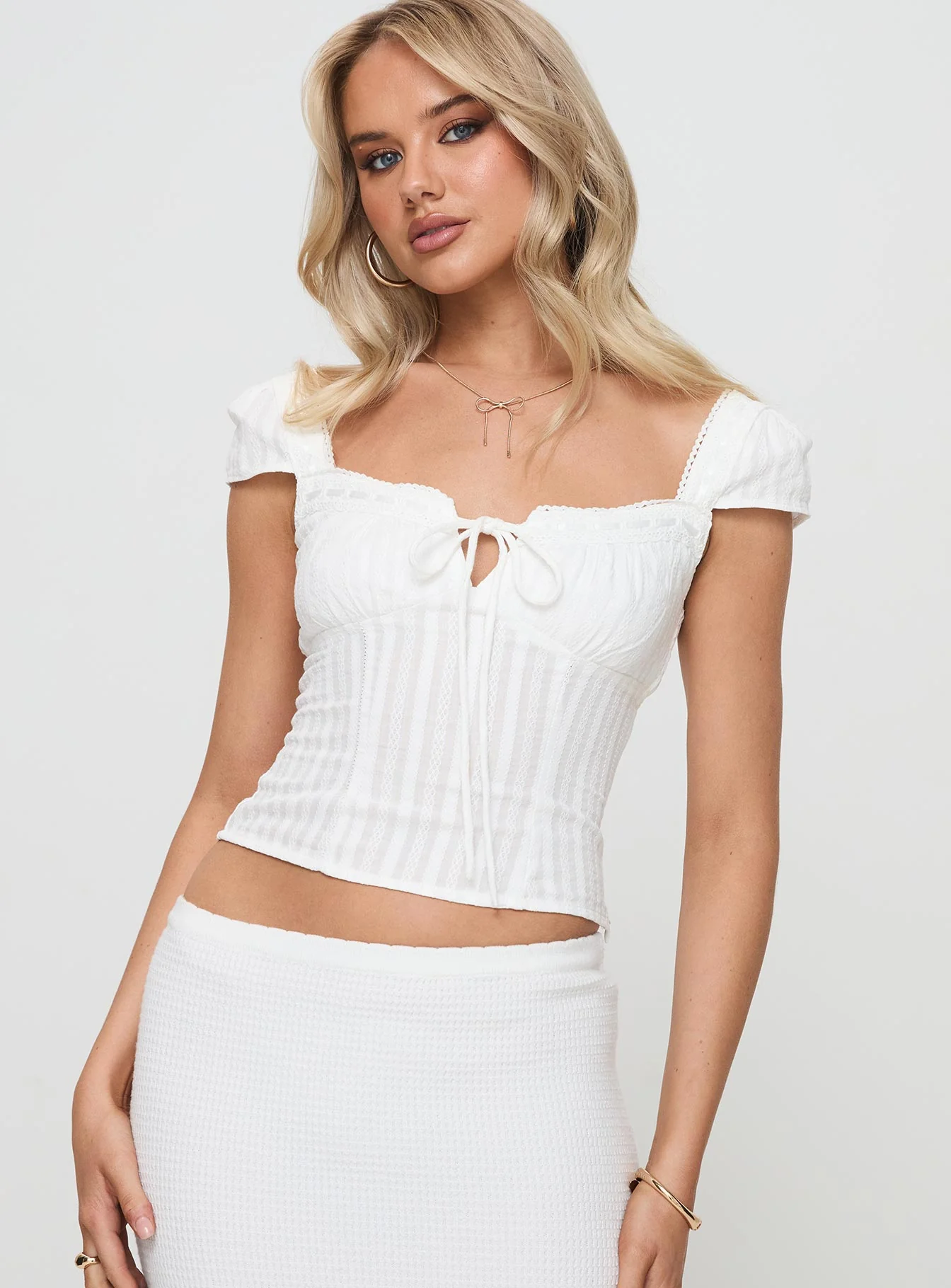 Gilbert Top White
