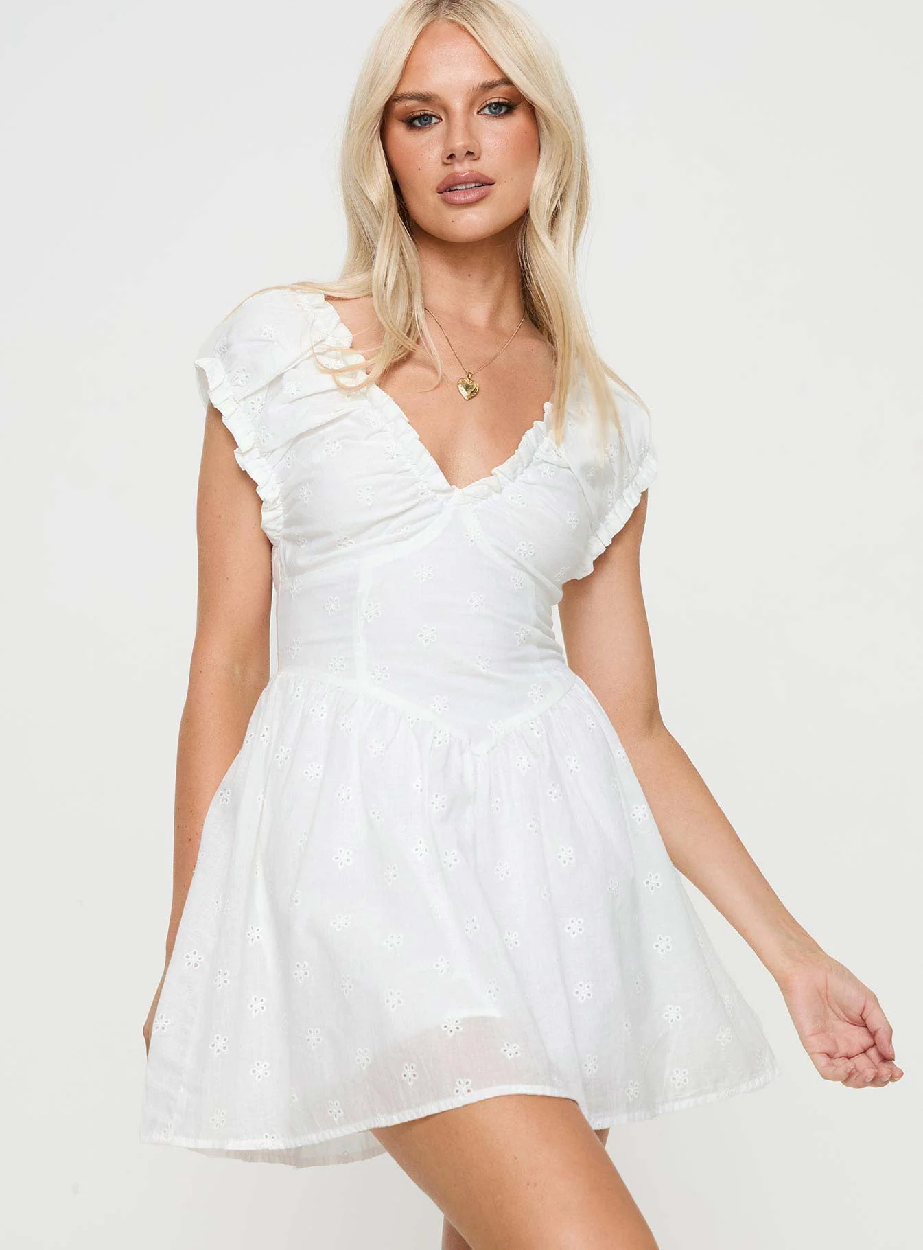 Otilia Mini Dress White