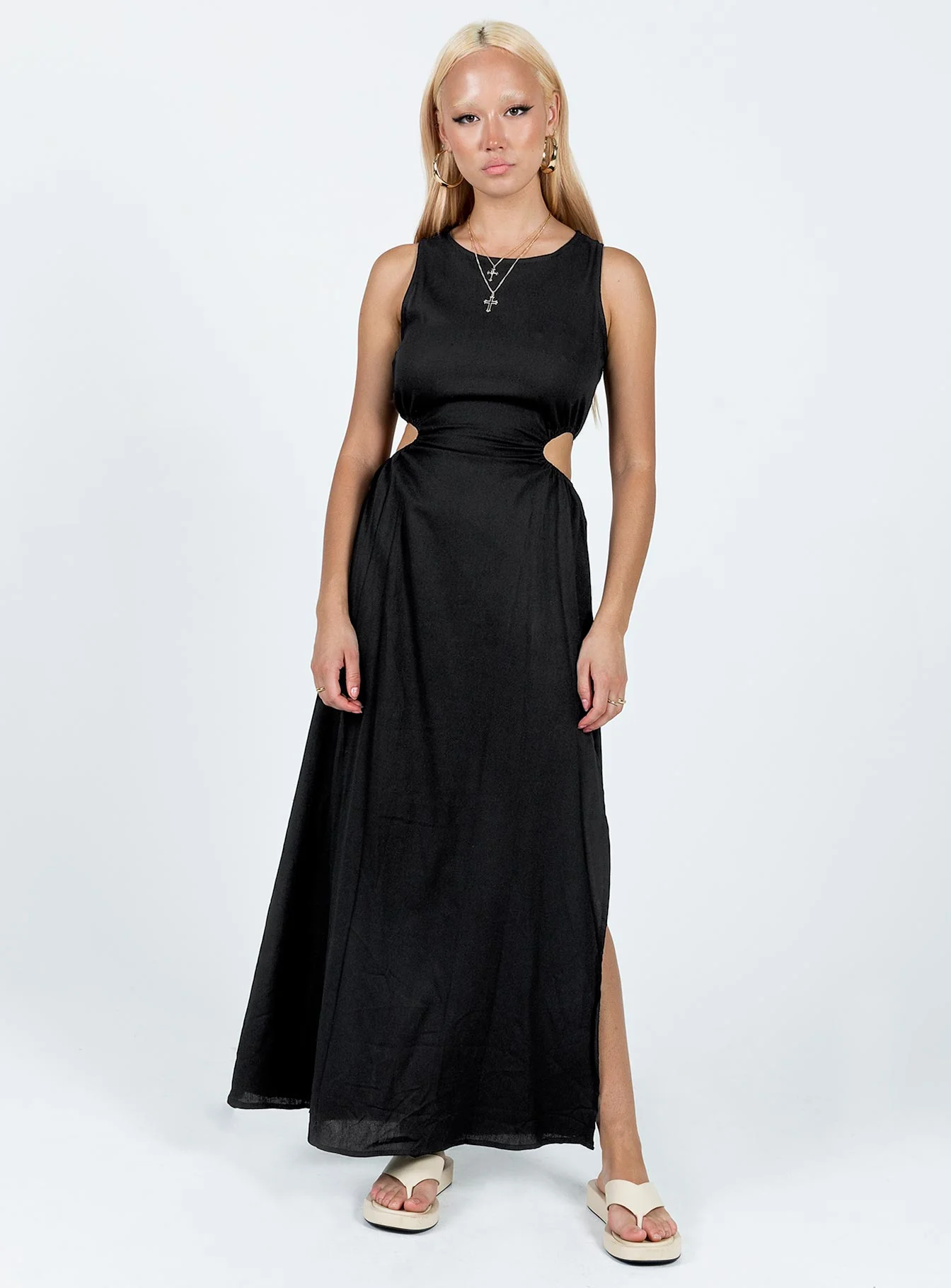 Lonso Midi Dress Black