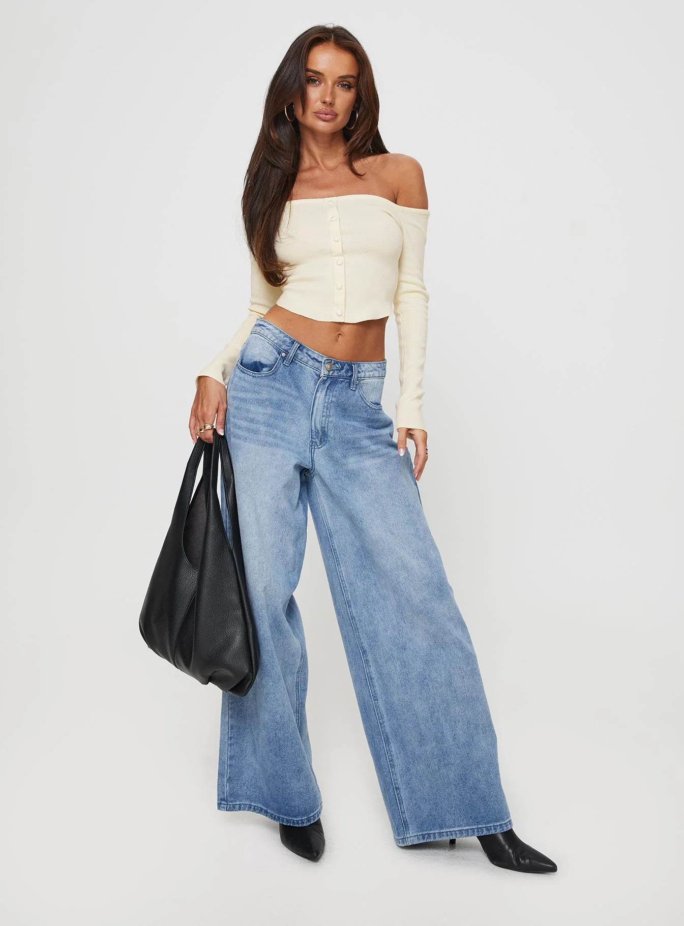 Eldoria Long Sleeve Top Cream