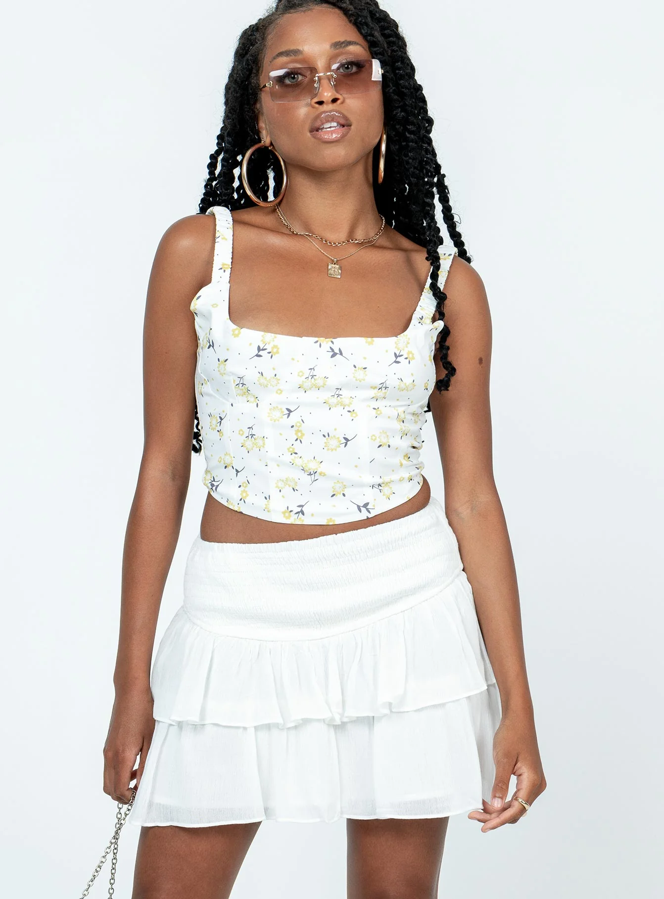 Willo Mini Skirt White
