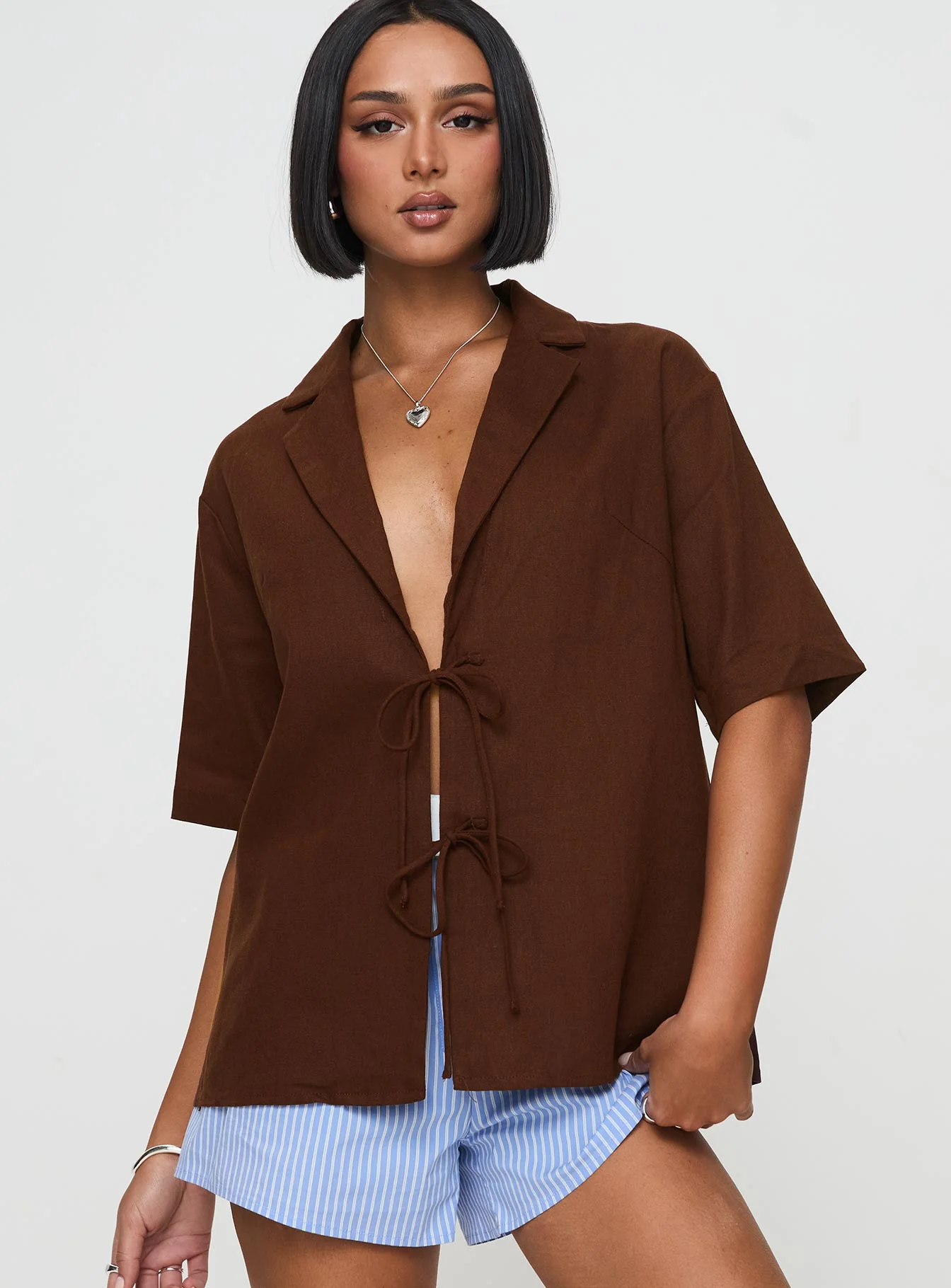 Since New York Top Brown