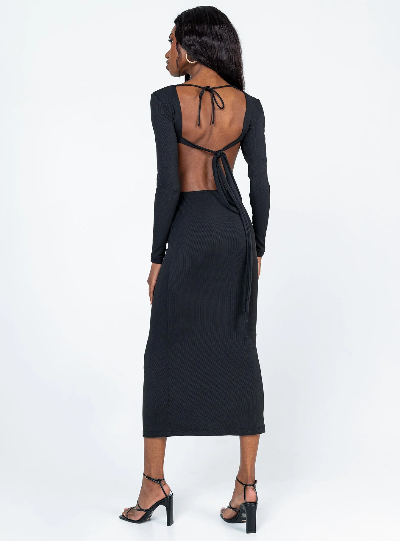 Hunter Midi Dress Black