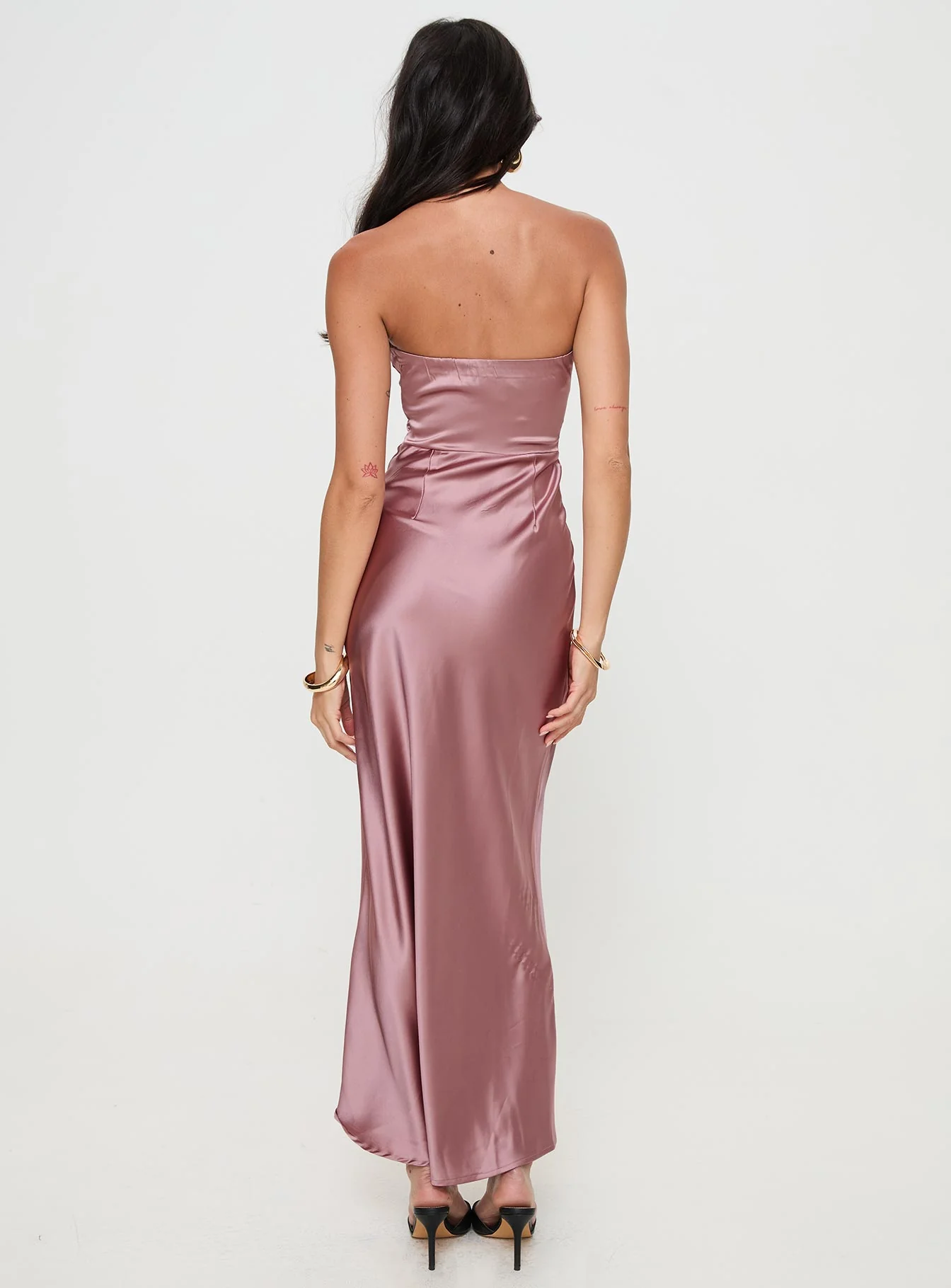 Yannick Strapless Maxi Dress Mocha