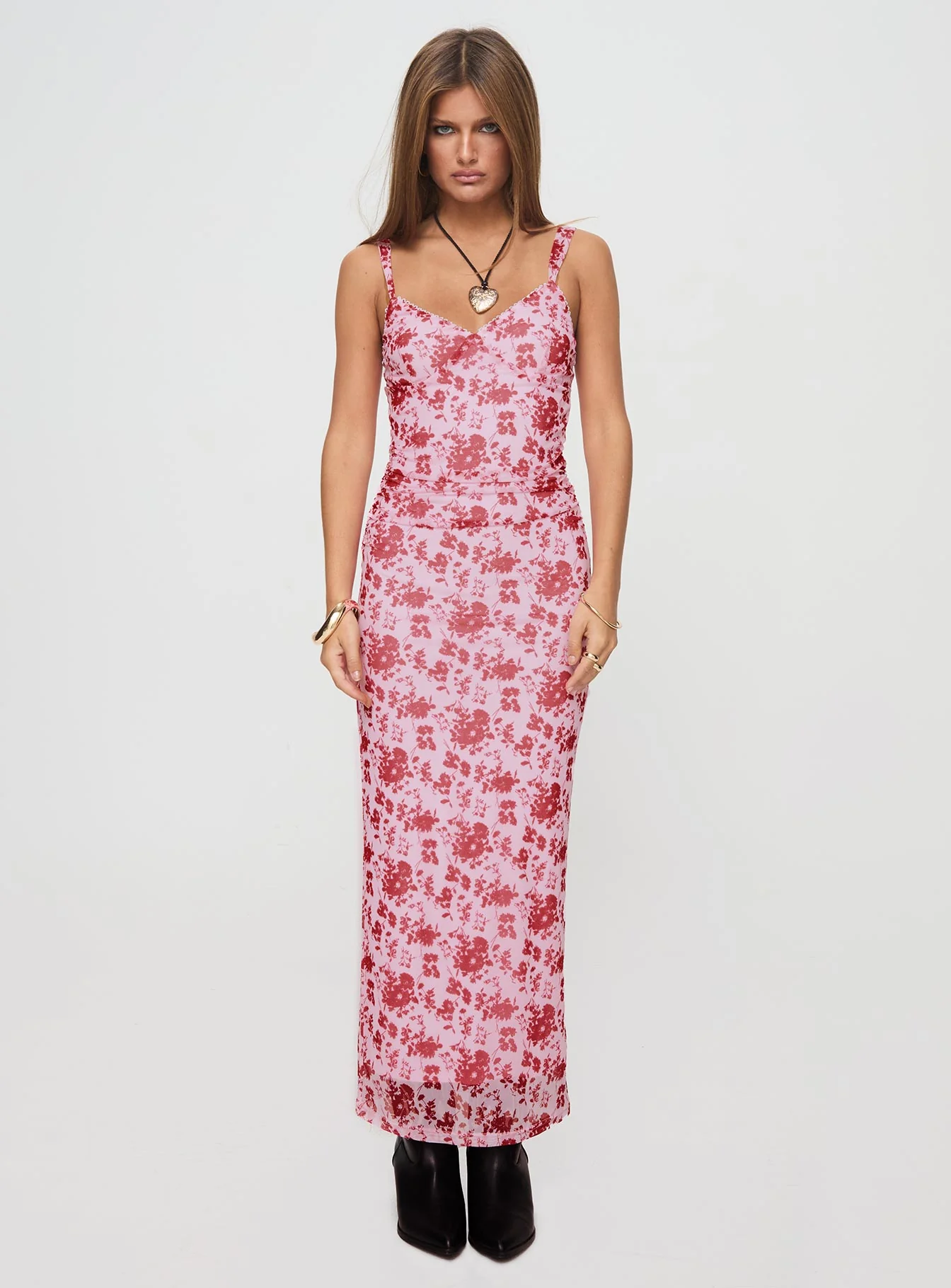 Cotter Maxi Dress Pink / Floral
