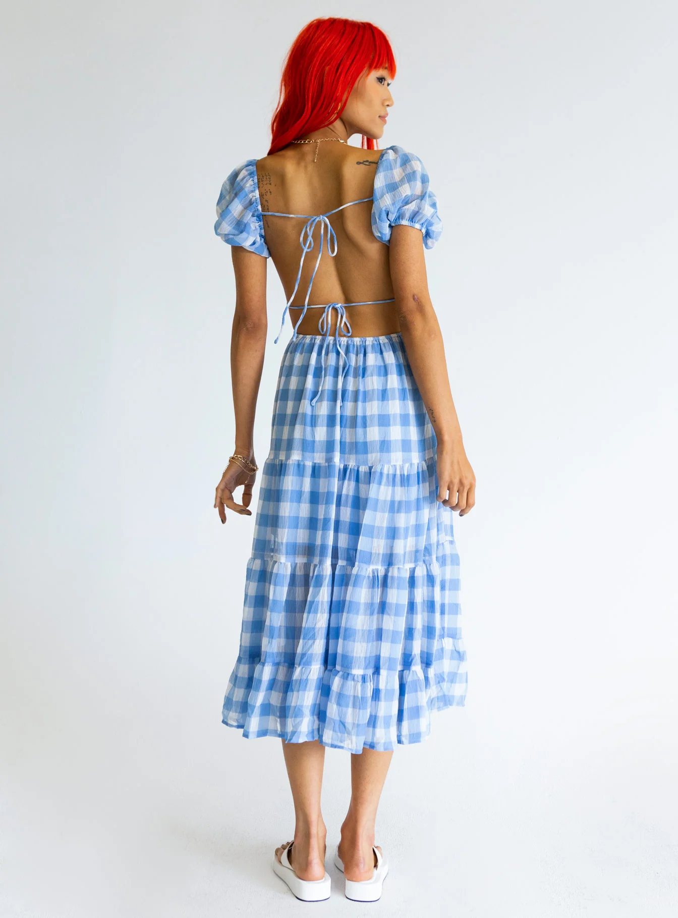 Danny Midi Dress Blue